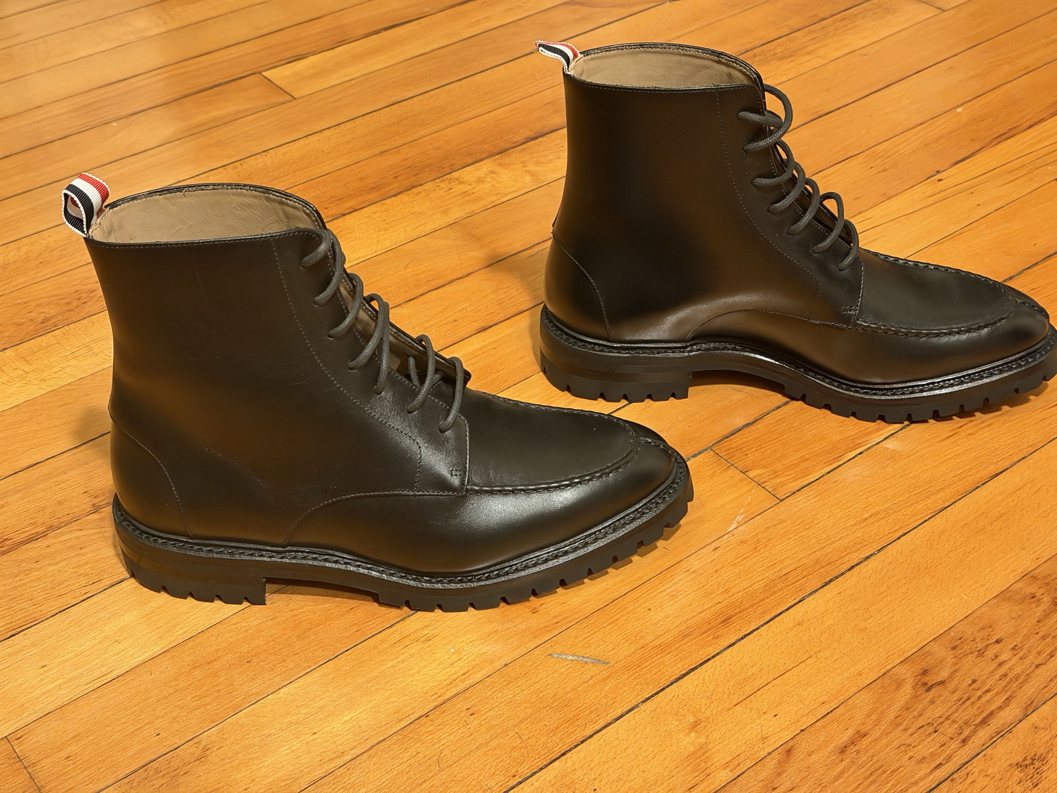 Thom Browne Box Calf Commando Sole Appon Stitch Boot Size US 8 / EU 41 - 2 Thumbnail