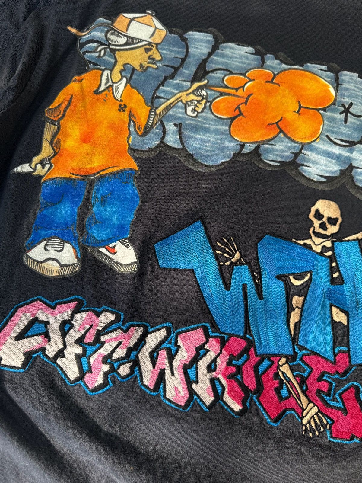 Off-White Off-White Graffiti Pupp Skate Long Sleeve Size US M / EU 48-50 / 2 - 6 Thumbnail