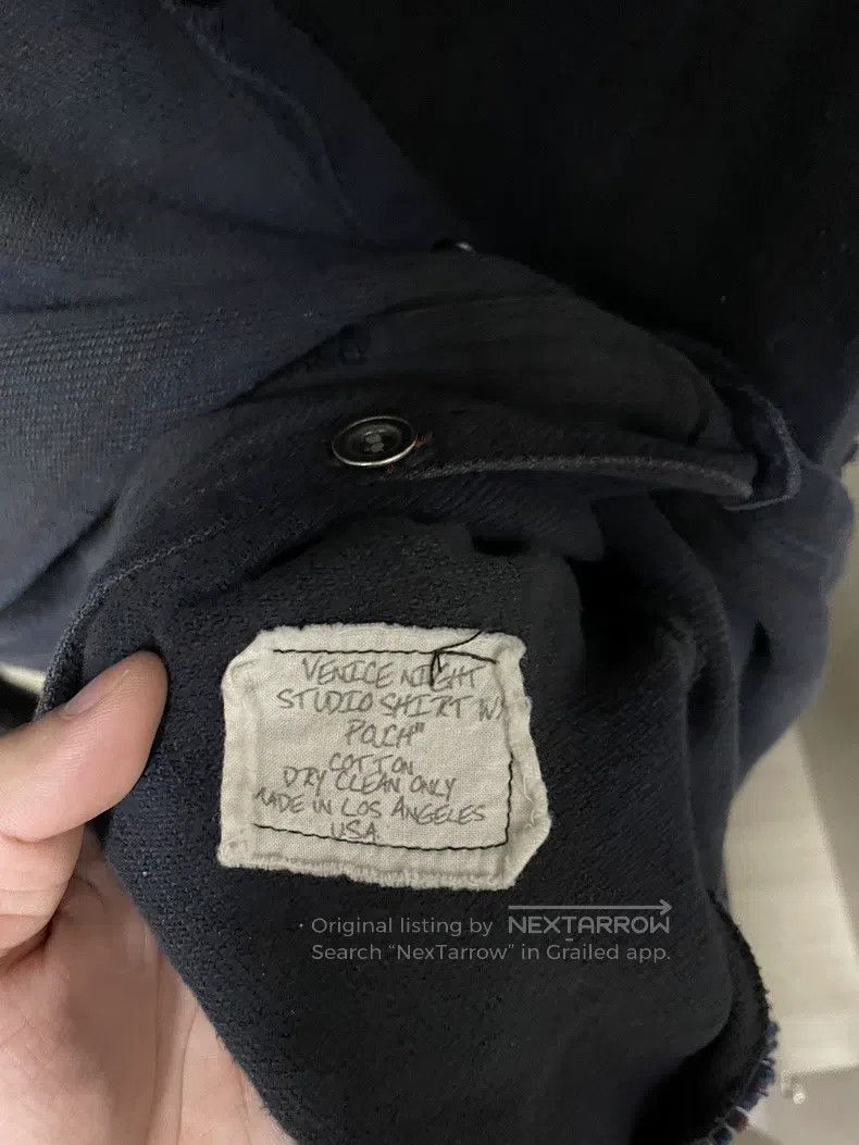 Greg Lauren Greg Lauren Dark blue patchwork shirt Size US L / EU 52-54 / 3 - 4 Thumbnail