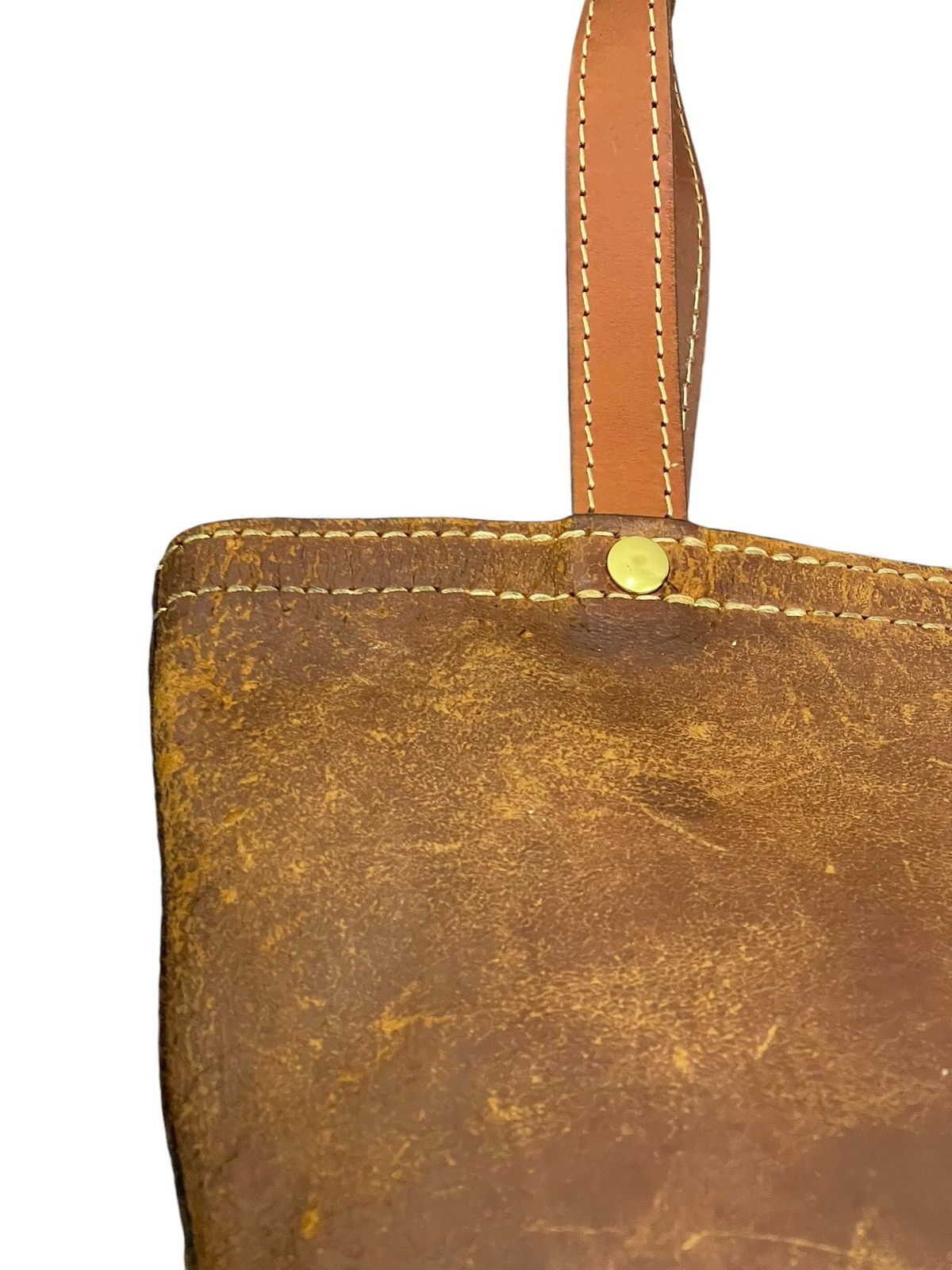 Genuine Leather Full Leather Patina Unknown Tote Shoulder Bag 1🟩0 Size ONE SIZE - 19 Thumbnail