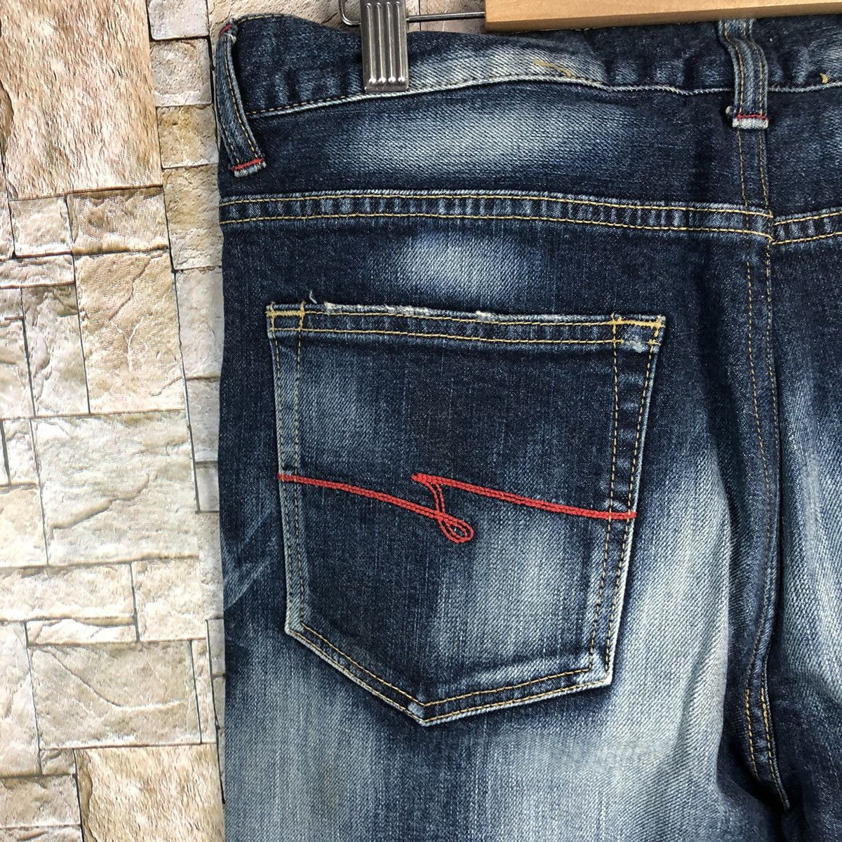 Japanese Brand Jack Rose Blue faded Denim Pants #A456 Size US 31 - 18 Thumbnail