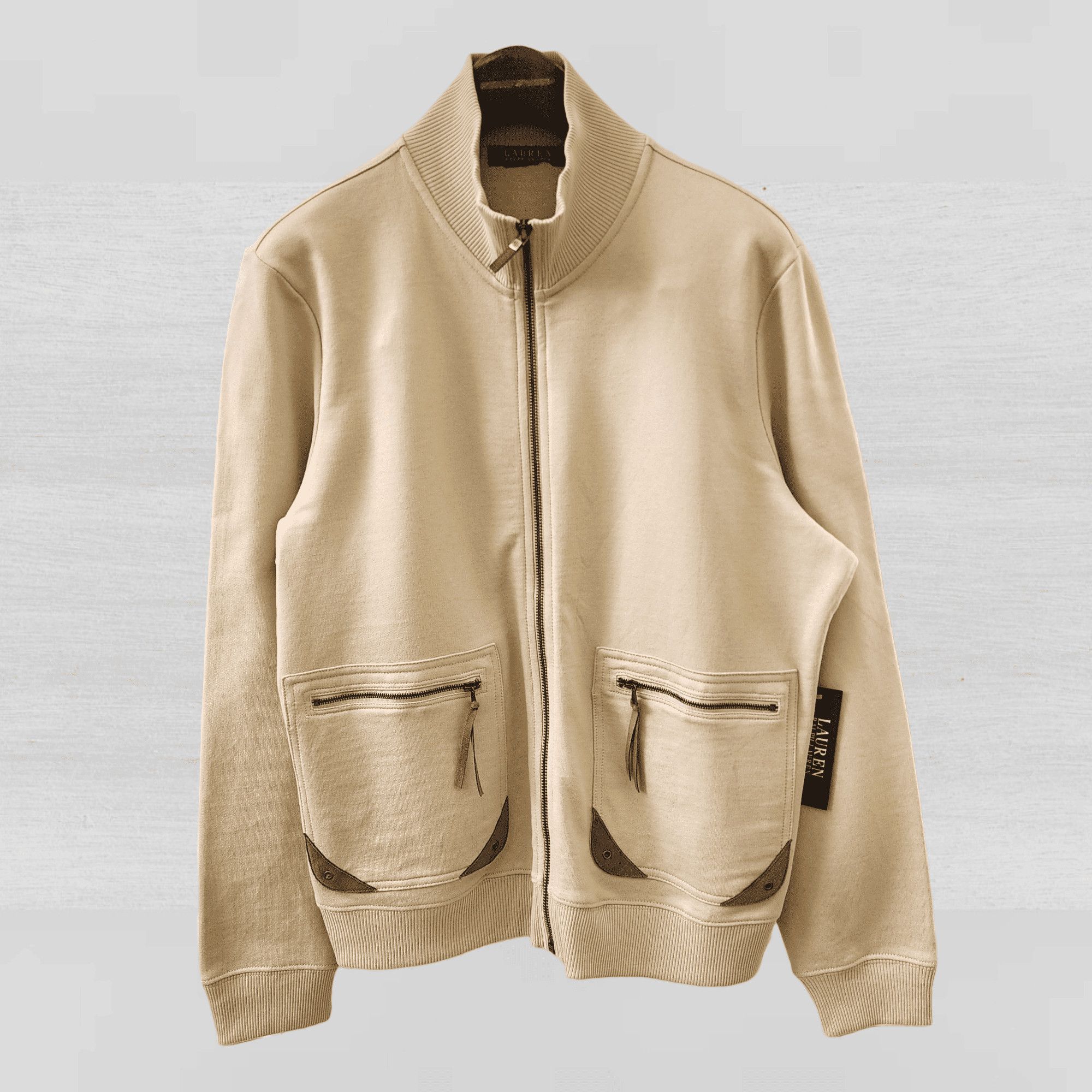 Lauren Ralph Lauren Ralph Lauren track jacket leather details M - Fashionella Size US M / EU 48-50 / 2 - 2 Thumbnail