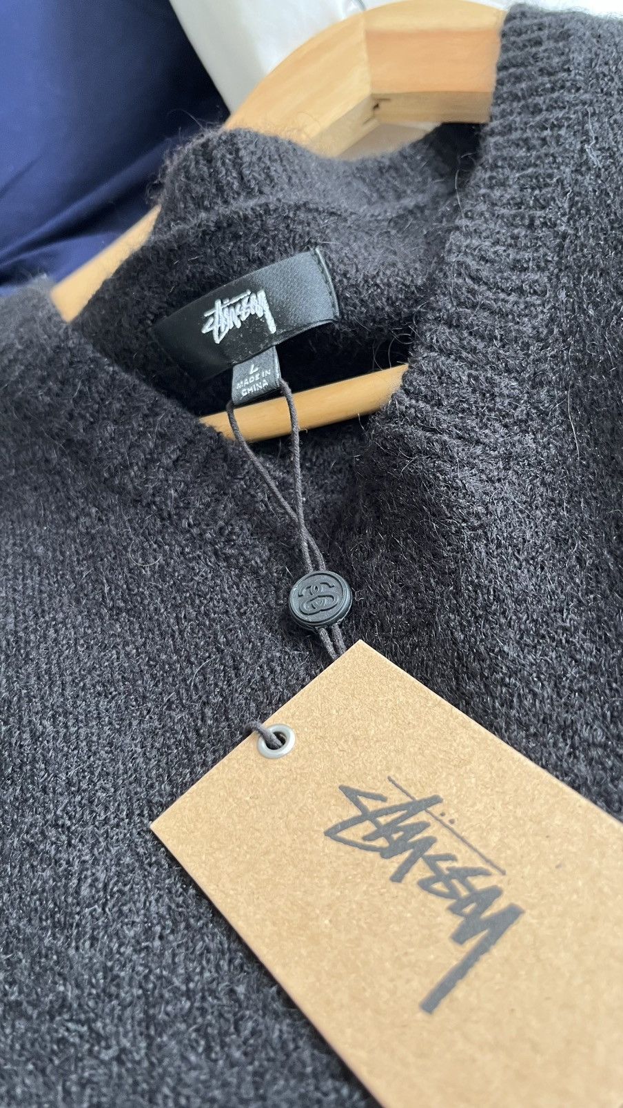 Stussy Stussy knit vest 8 ball Size US L / EU 52-54 / 3 - 8 Thumbnail