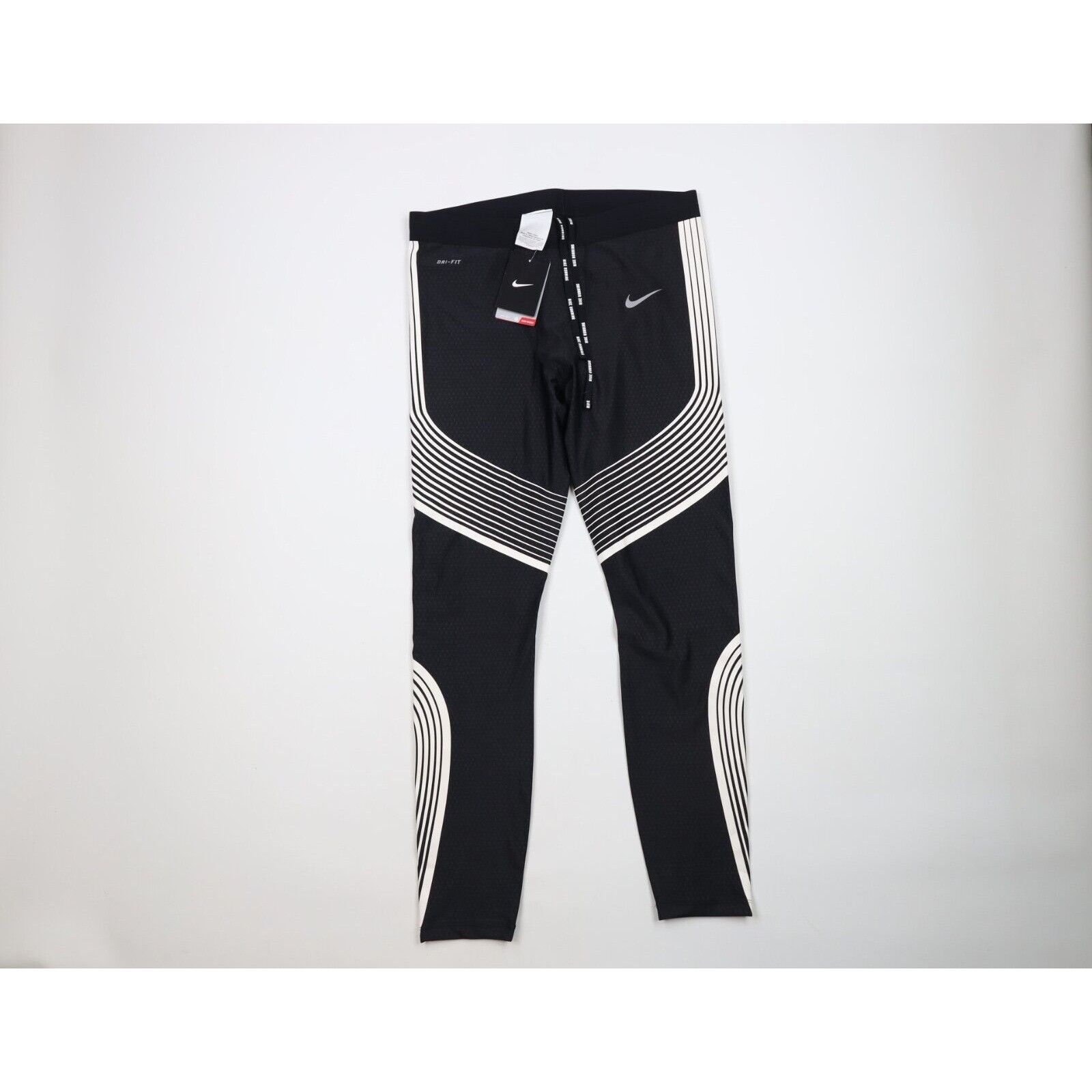 image of New Nike Running Power Speed Running Tights Pants in Black, Men's (Size 36)