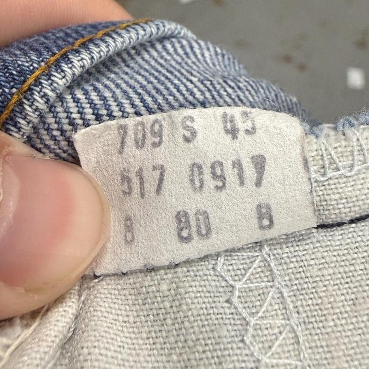 Levi's Vintage Clothing Levi’s 517 Orange Tab Faded Flared Blue 70s Jeans 32 x 31 Size US 32 / EU 48 - 3 Thumbnail