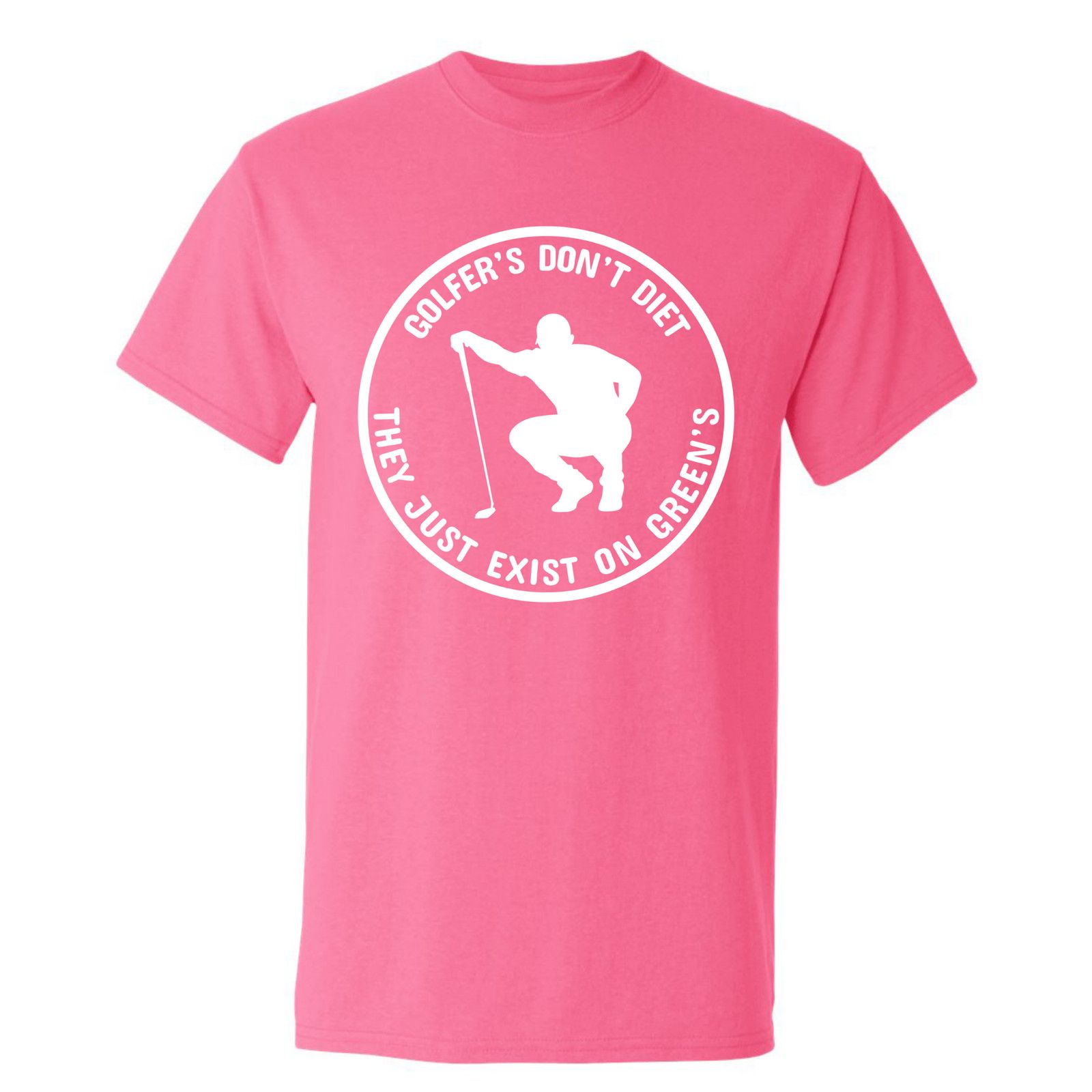 Gildan Golfers Don't Diet Greens Funny Man Golfer Kneeling T-Shirt Size US L / EU 52-54 / 3 - 19 Thumbnail