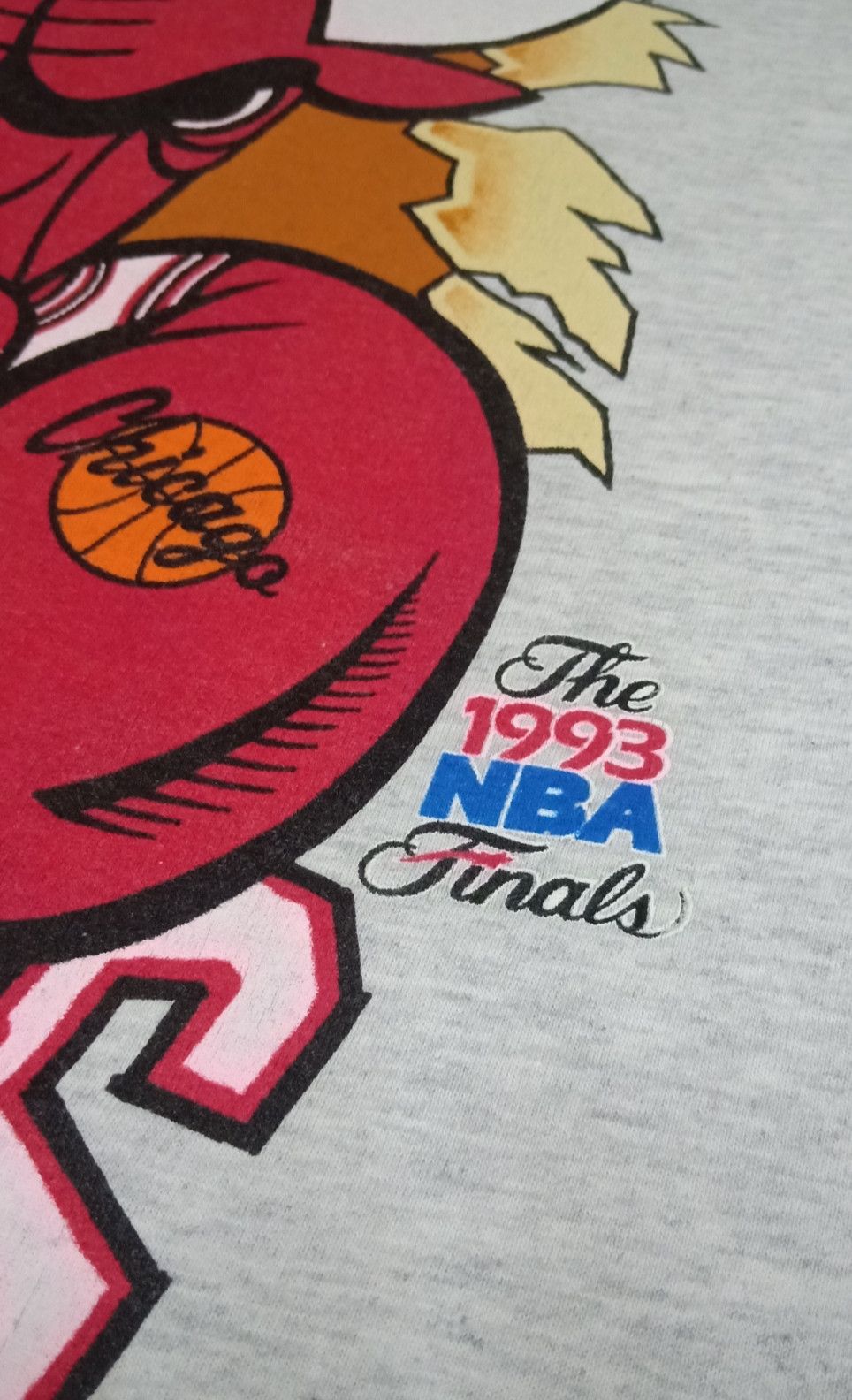 NBA × Vintage Vintage 90s Chicago Bulls 1993 NBA Champs T-shirt Size US XL / EU 56 / 4 - 10 Thumbnail