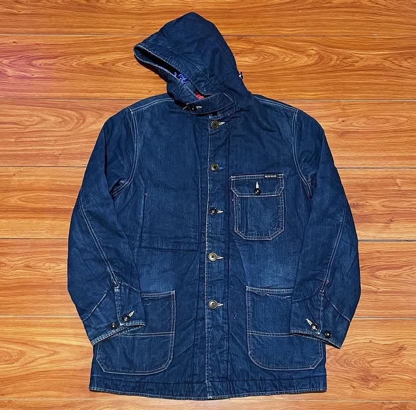 Blue Blue Japan Blue Blue Japan Single Denim Coated Jacket Size US L / EU 52-54 / 3 - 1 Thumbnail
