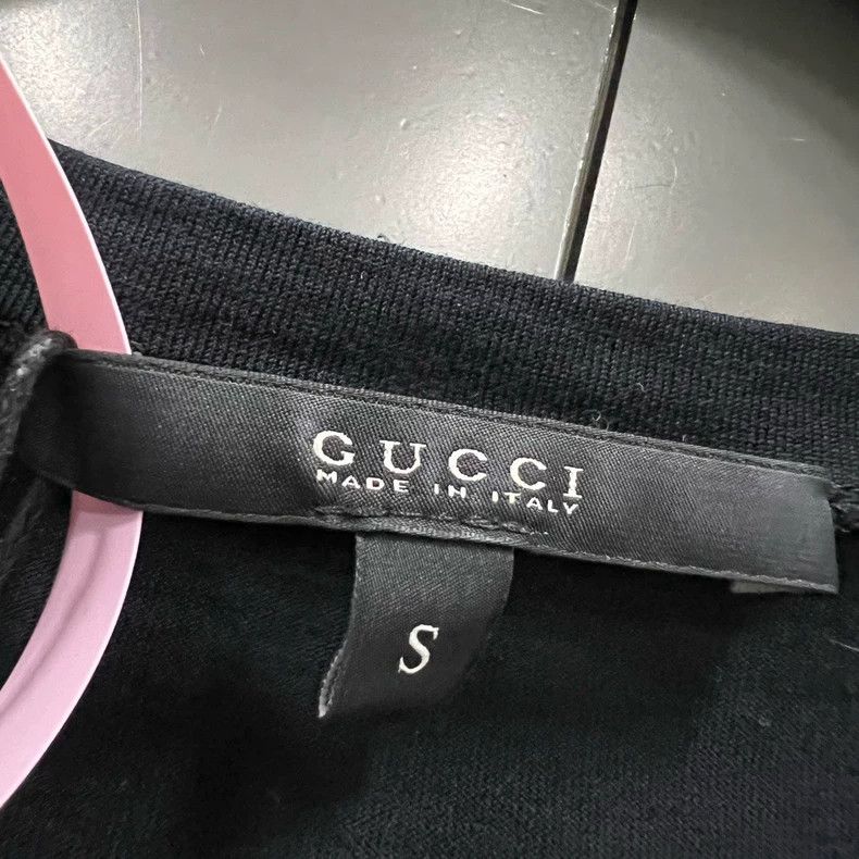 Gucci Gucci Dot matrix print black short sleeve 2503-Nextarrow Size US S / EU 44-46 / 1 - 4 Thumbnail