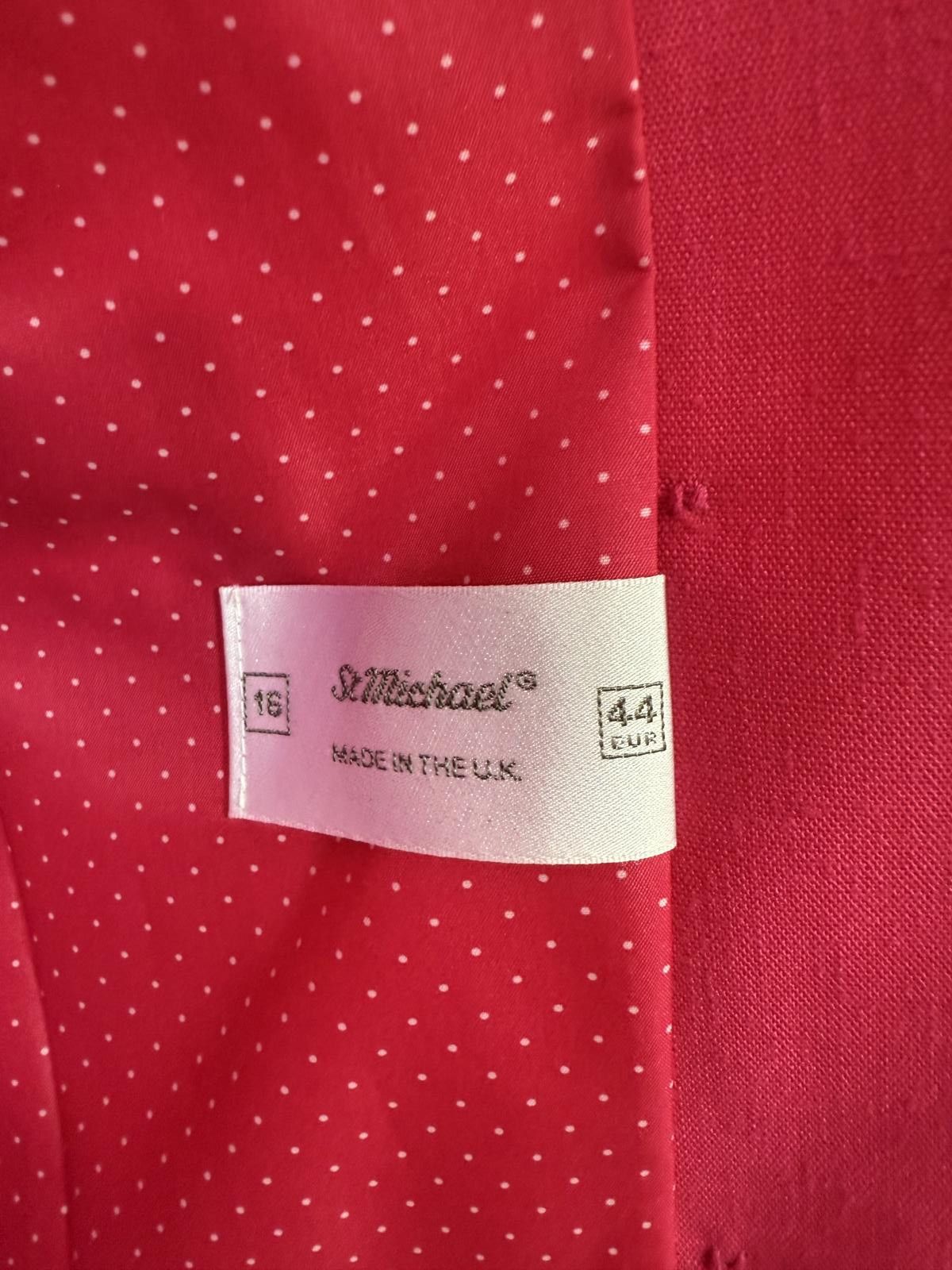 Unknown London Women's Pink Double-Breasted Blazer Size M / US 6-8 / IT 42-44 - 4 Thumbnail