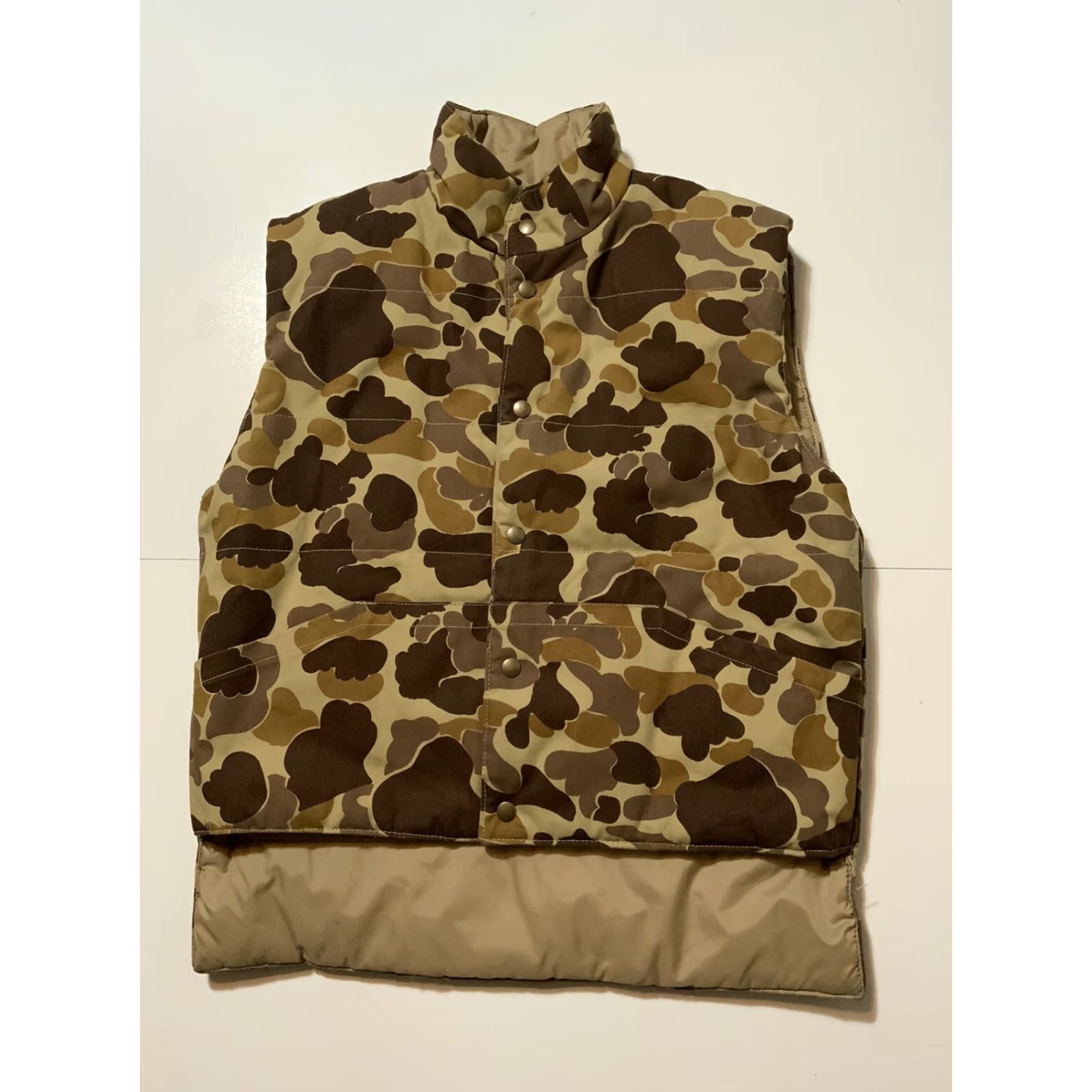 Vintage VTG 80s Out’N Praire Hunting Frogskin Camo Outdoor Reversible Vest Jacket Sz. M Size US M / EU 48-50 / 2 - 2 Thumbnail