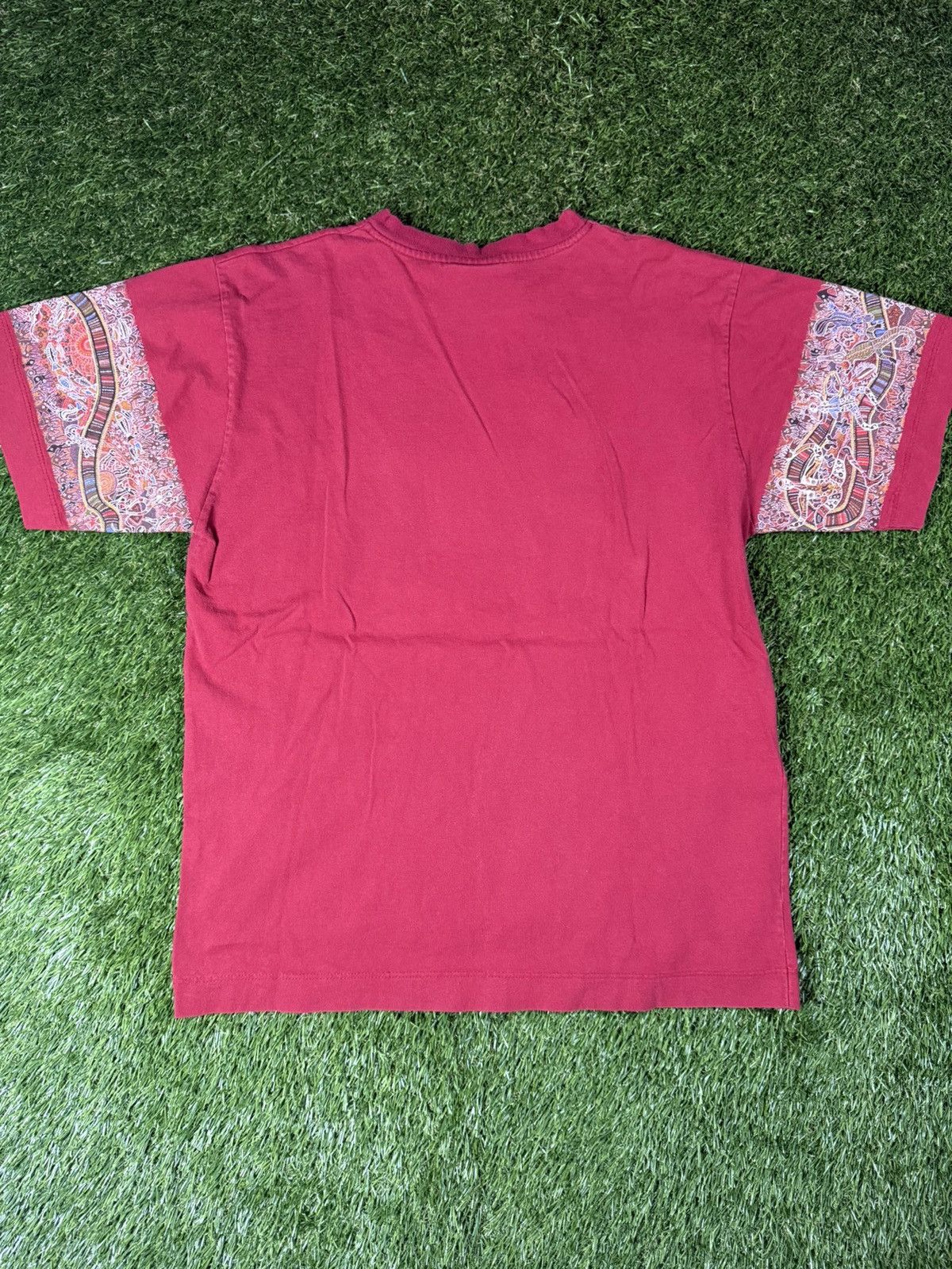Vintage Vintage 90s Lizard Aztec Wraparound All Over Print Fall Tee Size US XXL / EU 58 / 5 - 4 Thumbnail