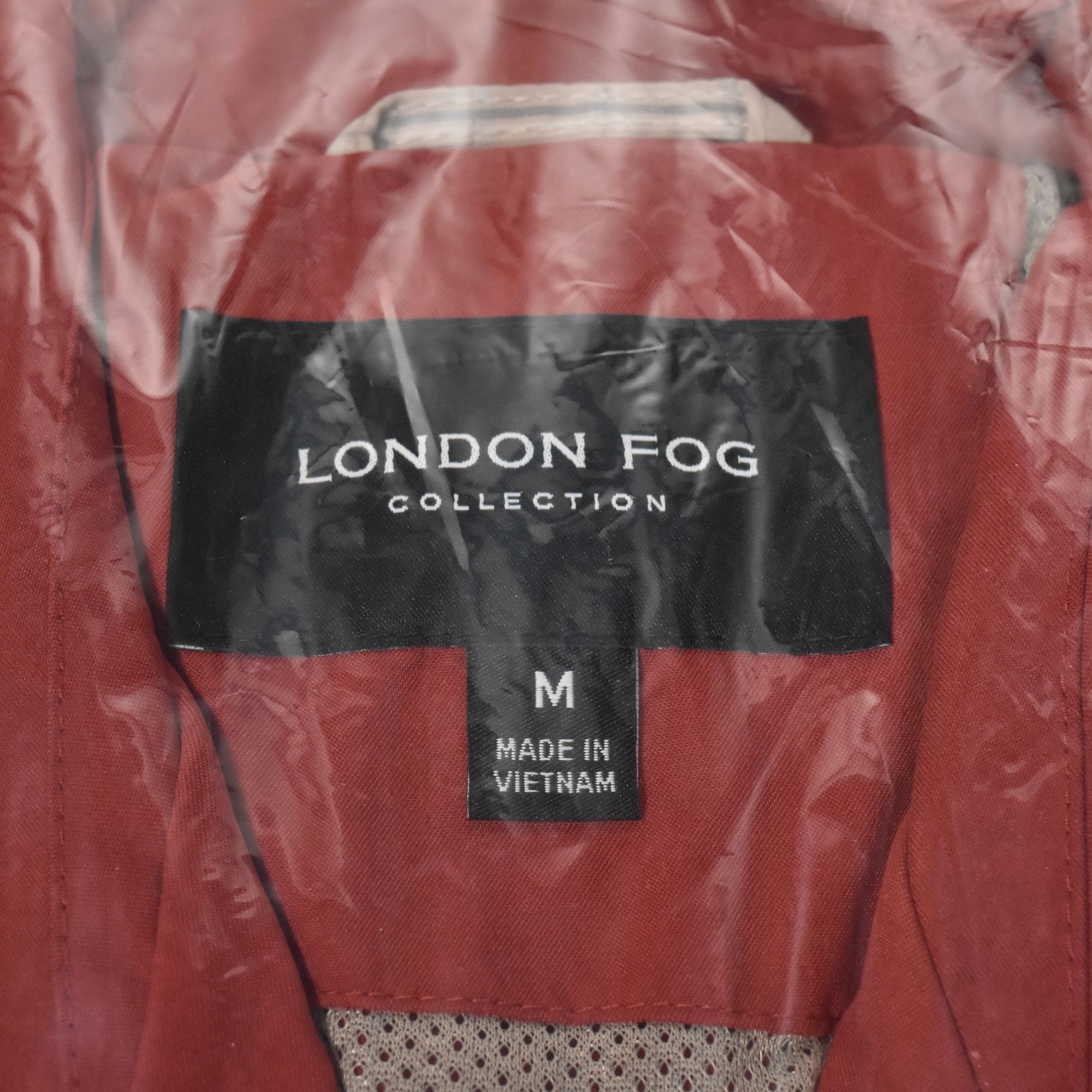 London Fog London Fog Mens Auburn Golf Jacket M Medium Chili Red Zip Fr Size US M / EU 48-50 / 2 - 9 Thumbnail