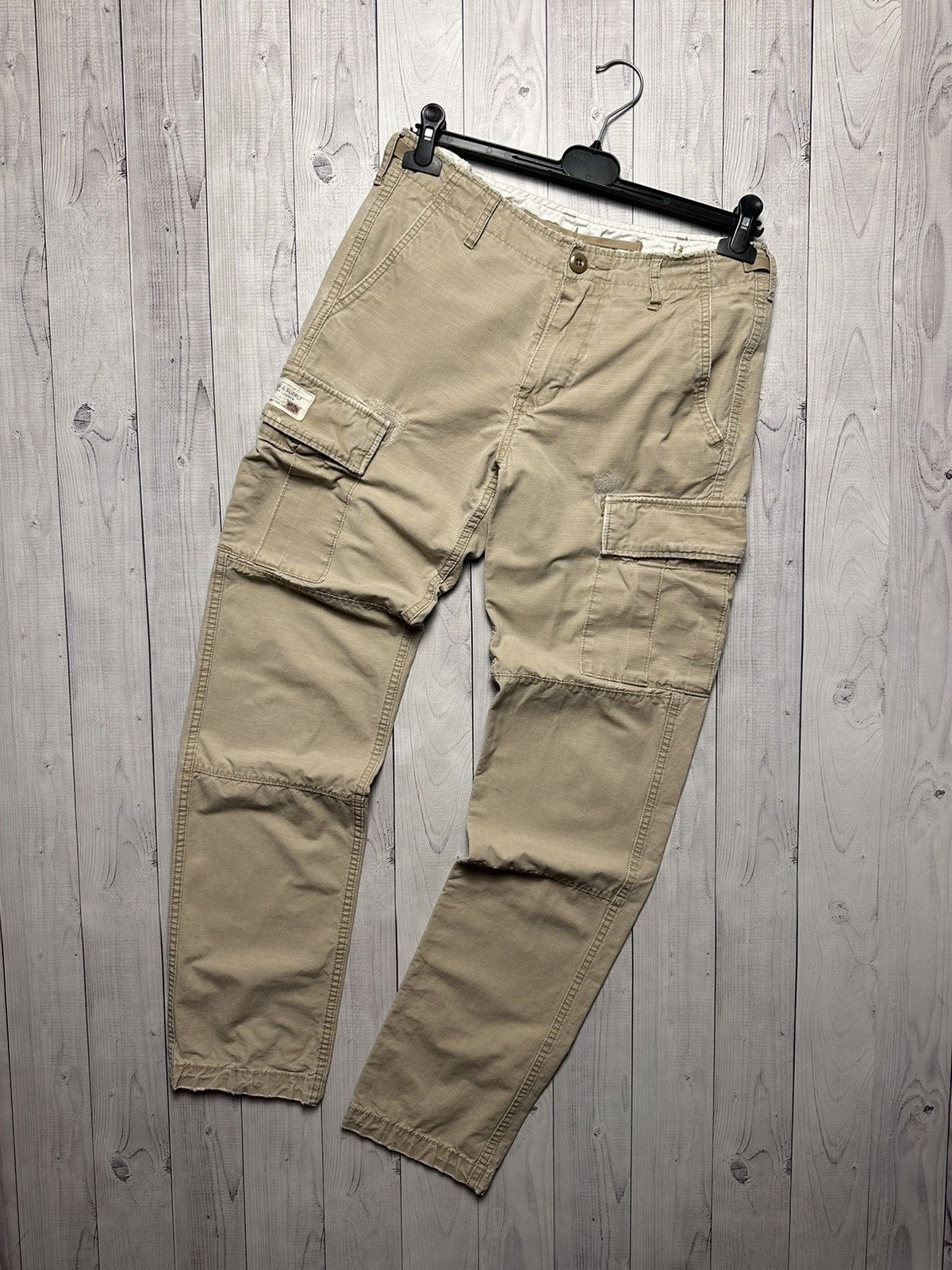 Image of Denim And Supply Ralph Lauren x Lauren Ralph Lauren Vintage Cargo Pants Polo Ralph Laurent Usa Avia