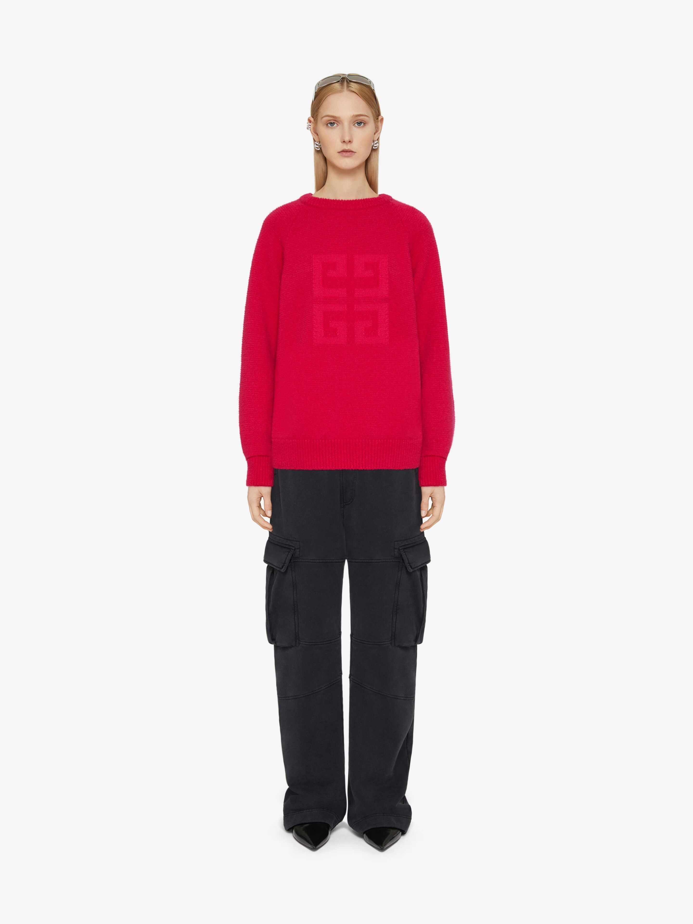 Givenchy o1srvl11e0225 4G Sweater in Red Size XL / US 12-14 / IT 48-50 - 2 Thumbnail