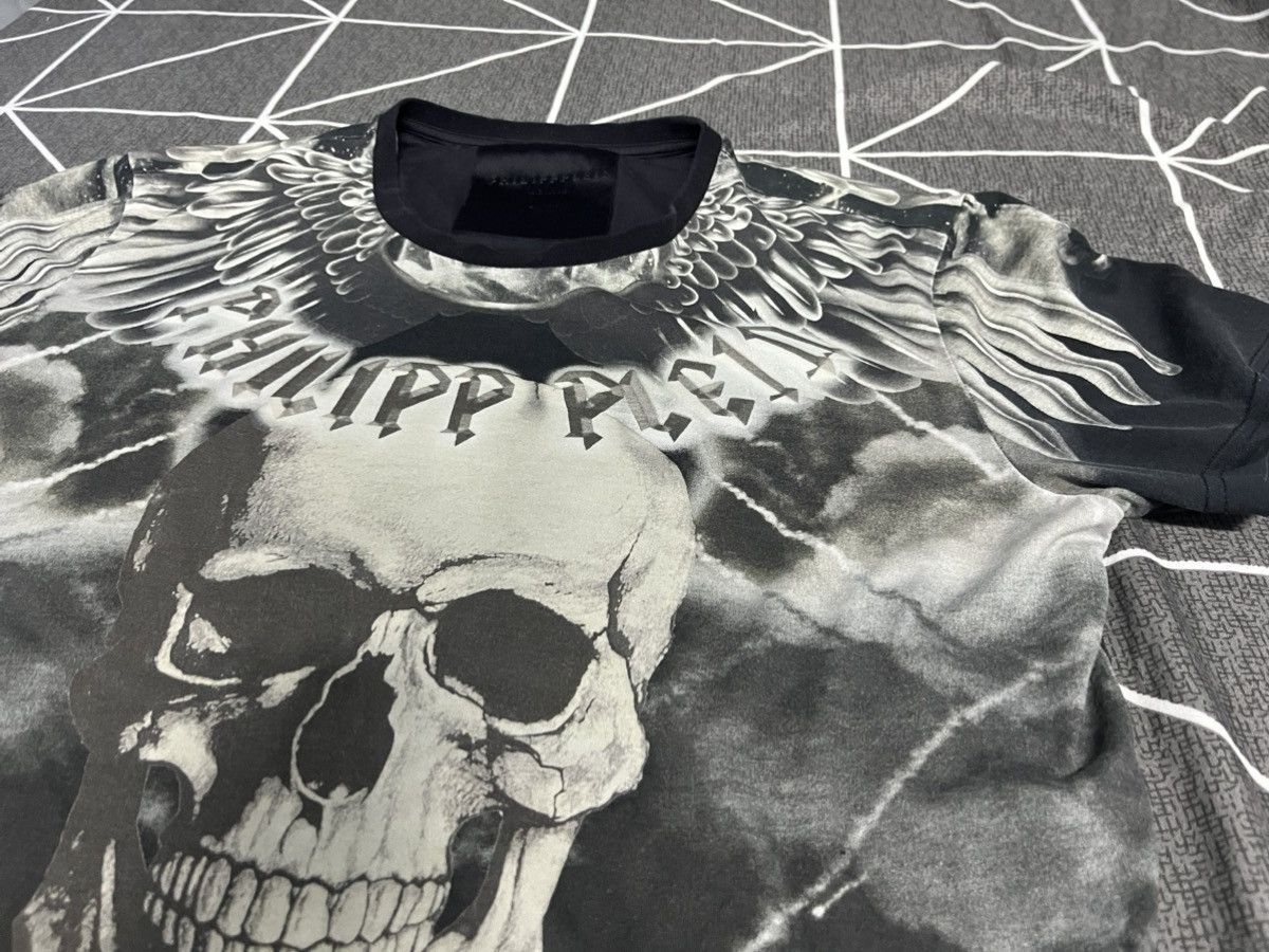 Philipp Plein Vintage Philipp Plein Skull T-shirt Size US S / EU 44-46 / 1 - 3 Thumbnail
