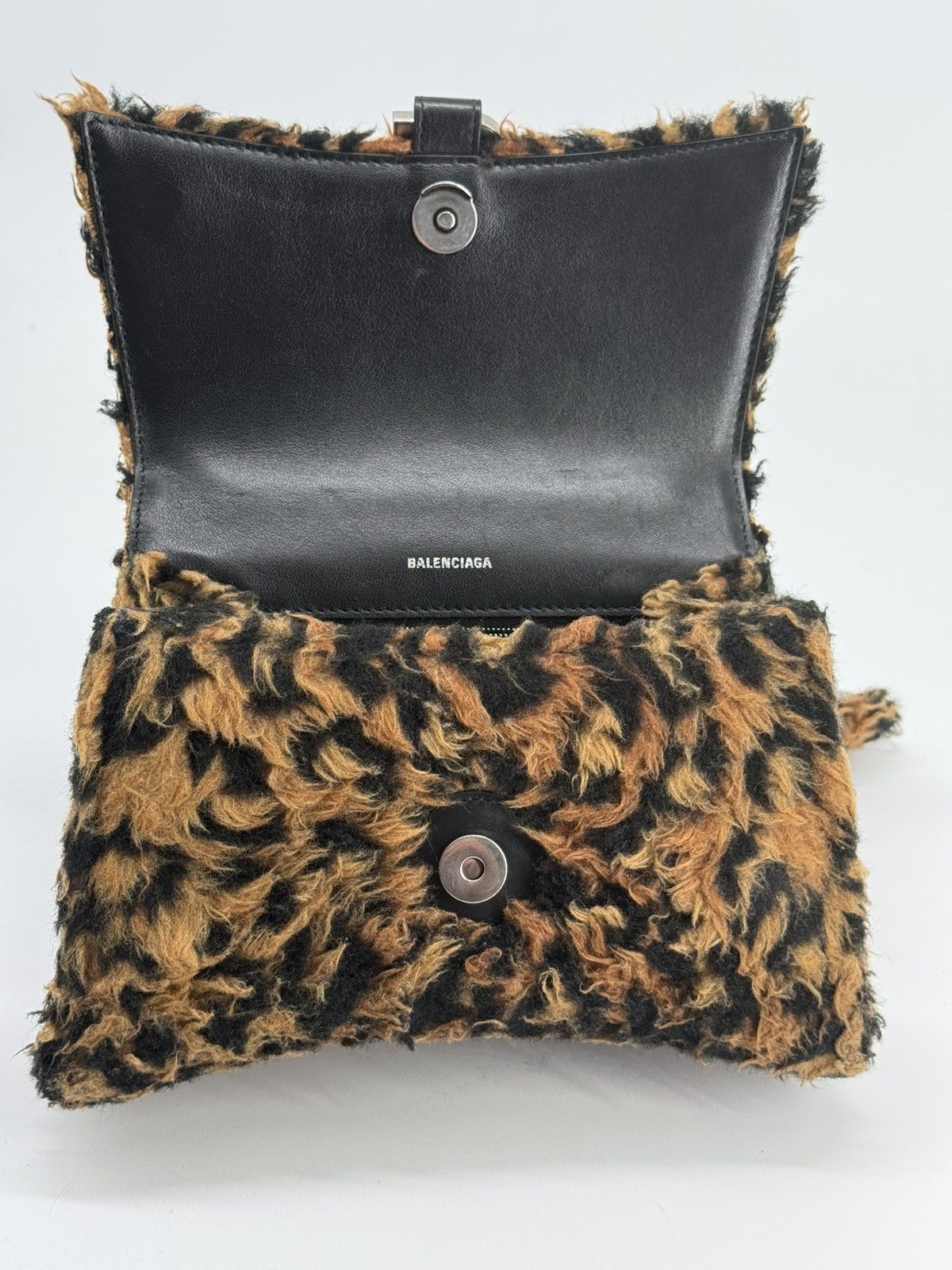Balenciaga Balenciaga hourglass leopard print handbag Size ONE SIZE - 7 Thumbnail