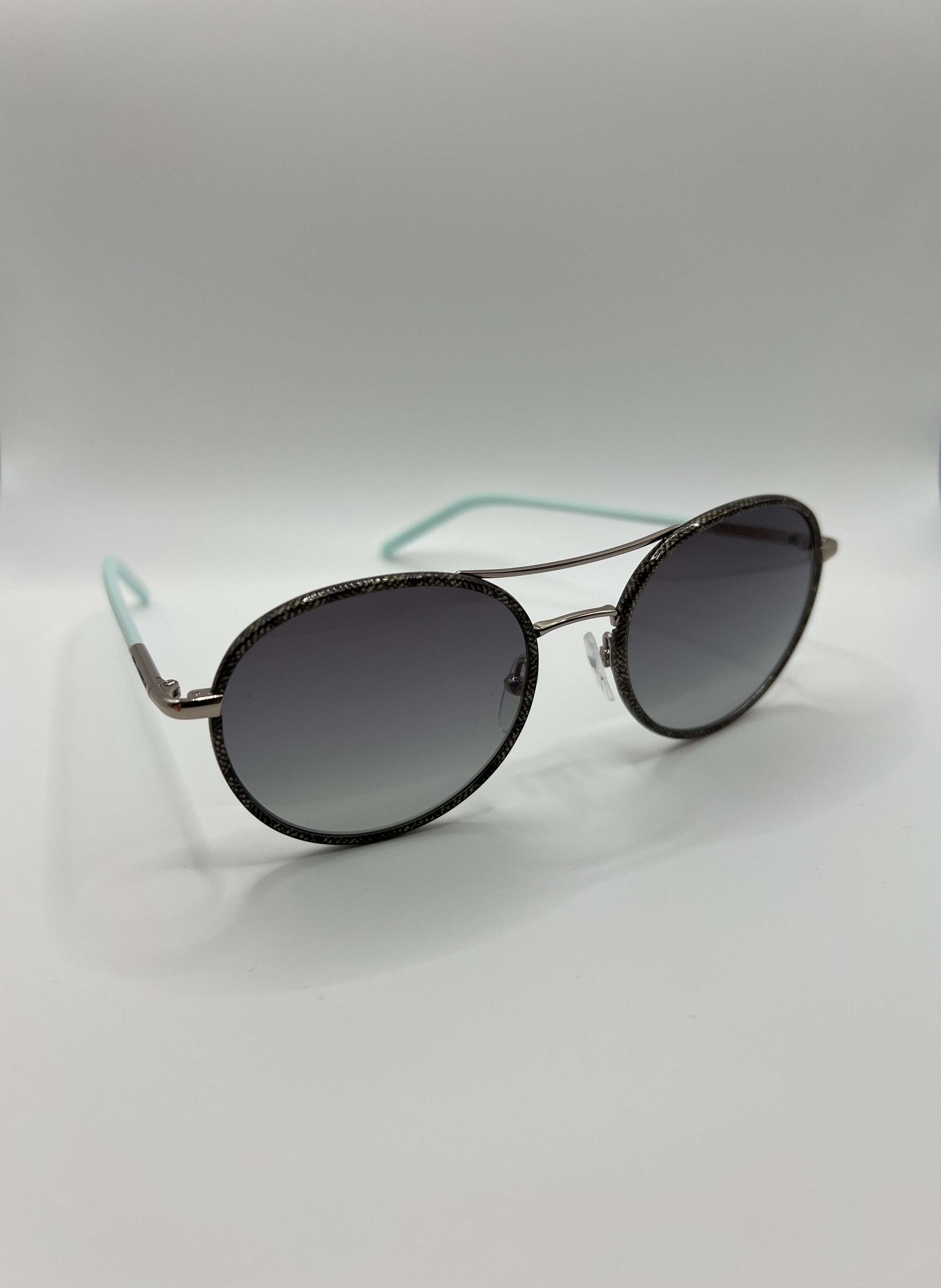 Karl Lagerfeld Karl Lagerfeld KL241S Round Sunglasses Mint Arms Size ONE SIZE - 8 Thumbnail