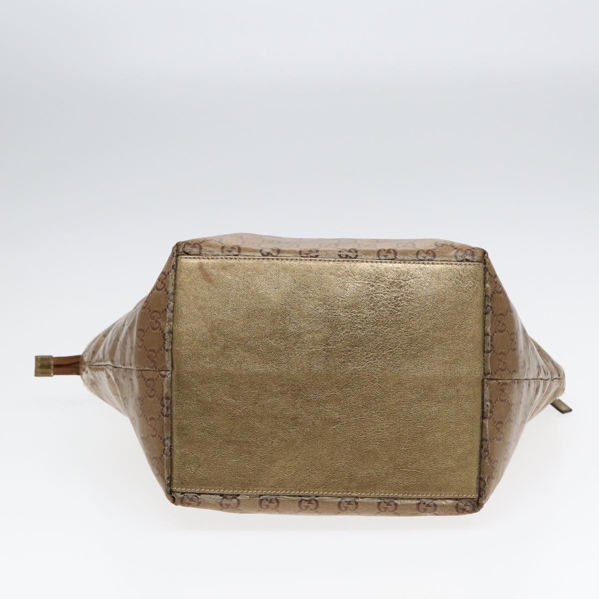 Gucci GUCCI GG Crystal Tote Bag Gold Size ONE SIZE - 9 Thumbnail