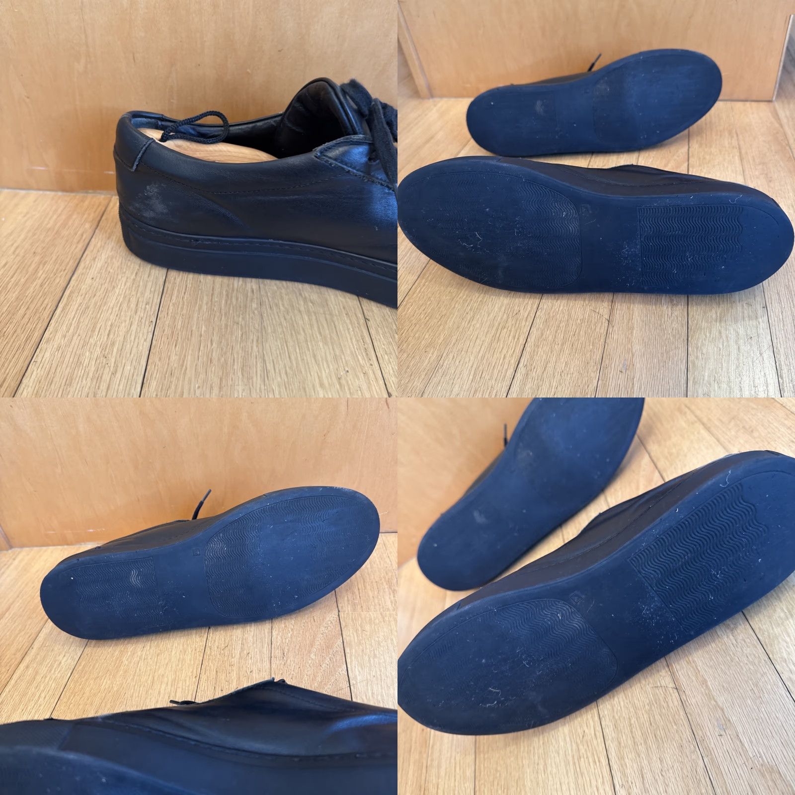 Common Projects COMMON PROJECTS Achilles Leather Black Low Retro Sneakers Men Sz 42 US 9 Size US 9 / EU 42 - 8 Thumbnail