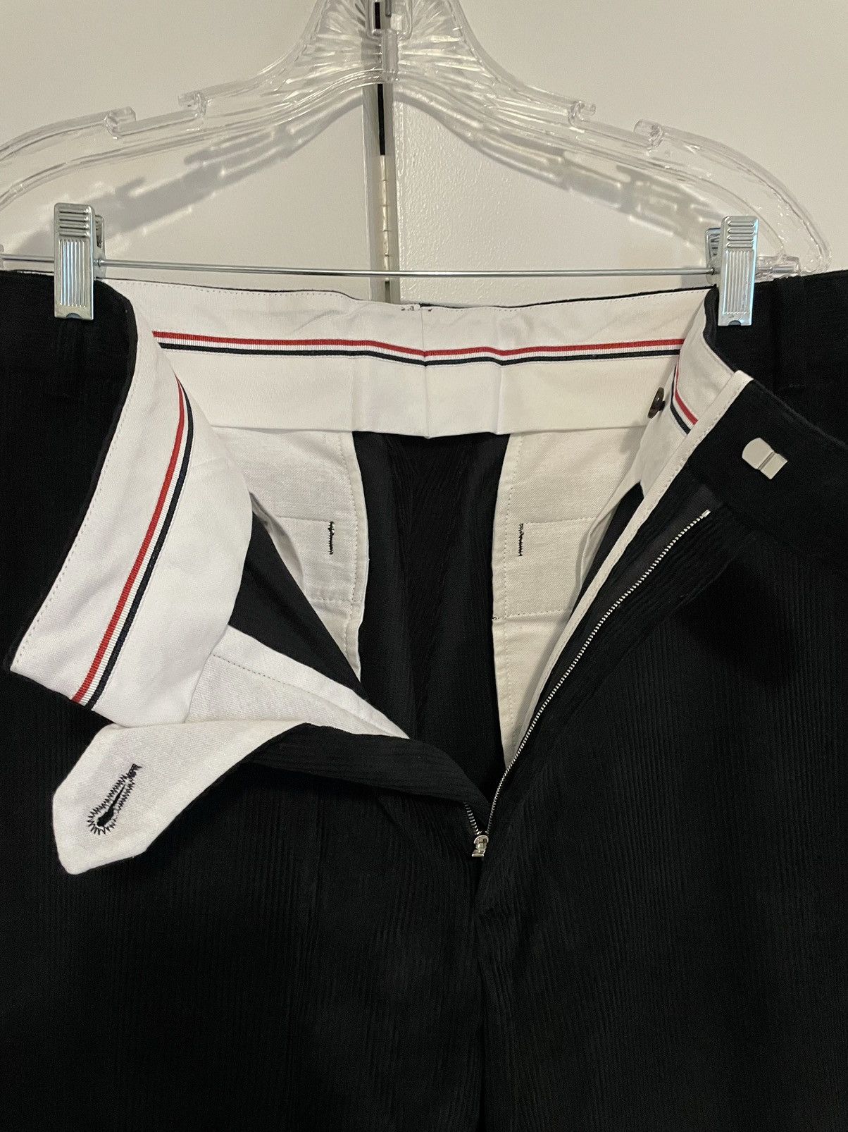 Thom Browne Thom Browne Black Corduroy Pants Size US 35 - 3 Thumbnail