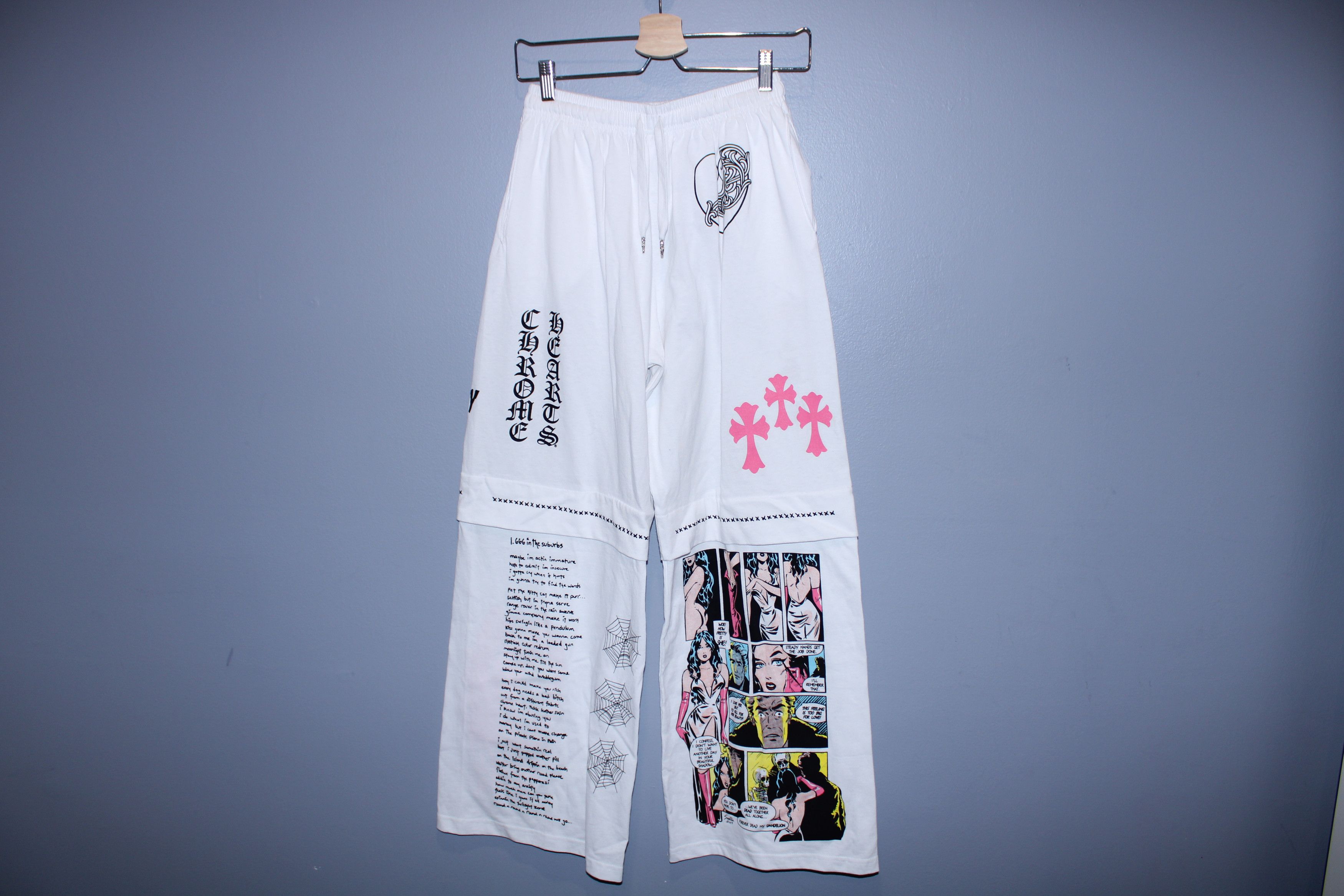 Chrome Hearts Chrome Hearts Deadly Doll Miami Exclusive JJ Sweats Size 32" / US 10 / IT 46 - 1 Thumbnail