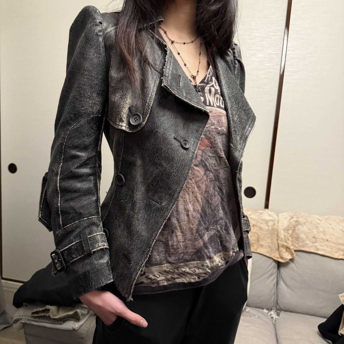 Junya Watanabe Junya Watanabe AD2005 ARCHIVE RIDERS JACKET DECONSTRUCTION Size S / US 4 / IT 40 - 8 Thumbnail
