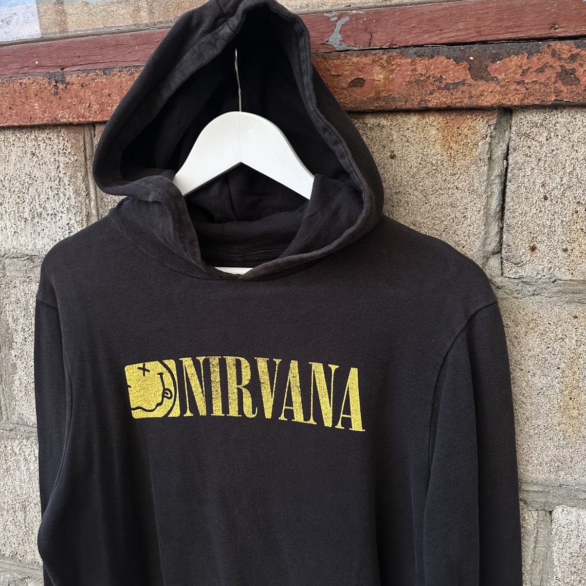 Nirvana Vintage Nirvana Hoodie Big Logo Size M Band Rock Hype Trend Size US M / EU 48-50 / 2 - 5 Thumbnail
