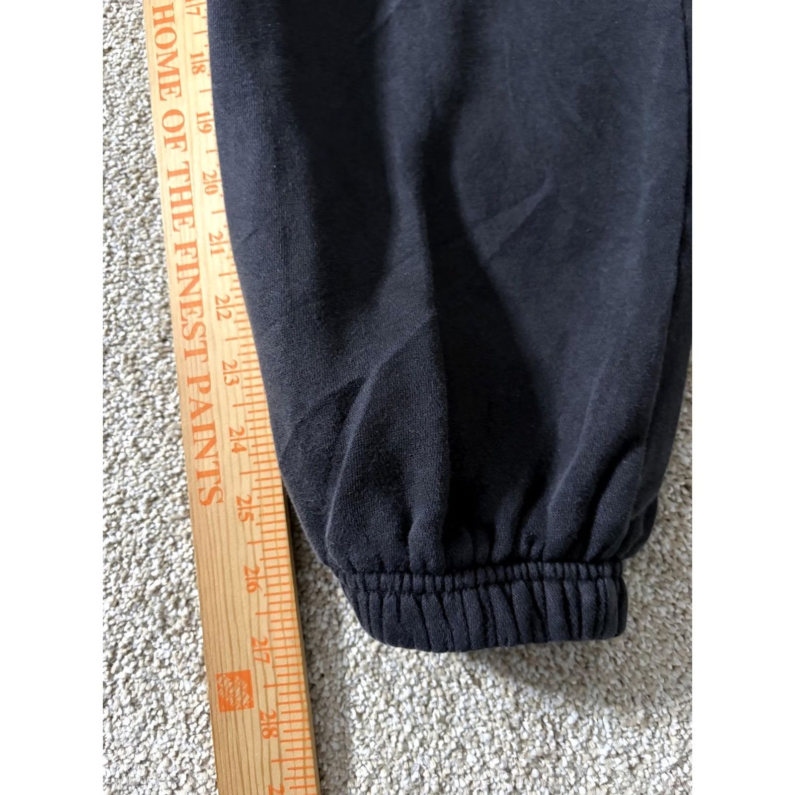 Adidas Adidas Originals Sweatpants Womens Small Black Fleece Joggers Trefoil Logo Size 28" / US 6 / IT 42 - 2 Thumbnail
