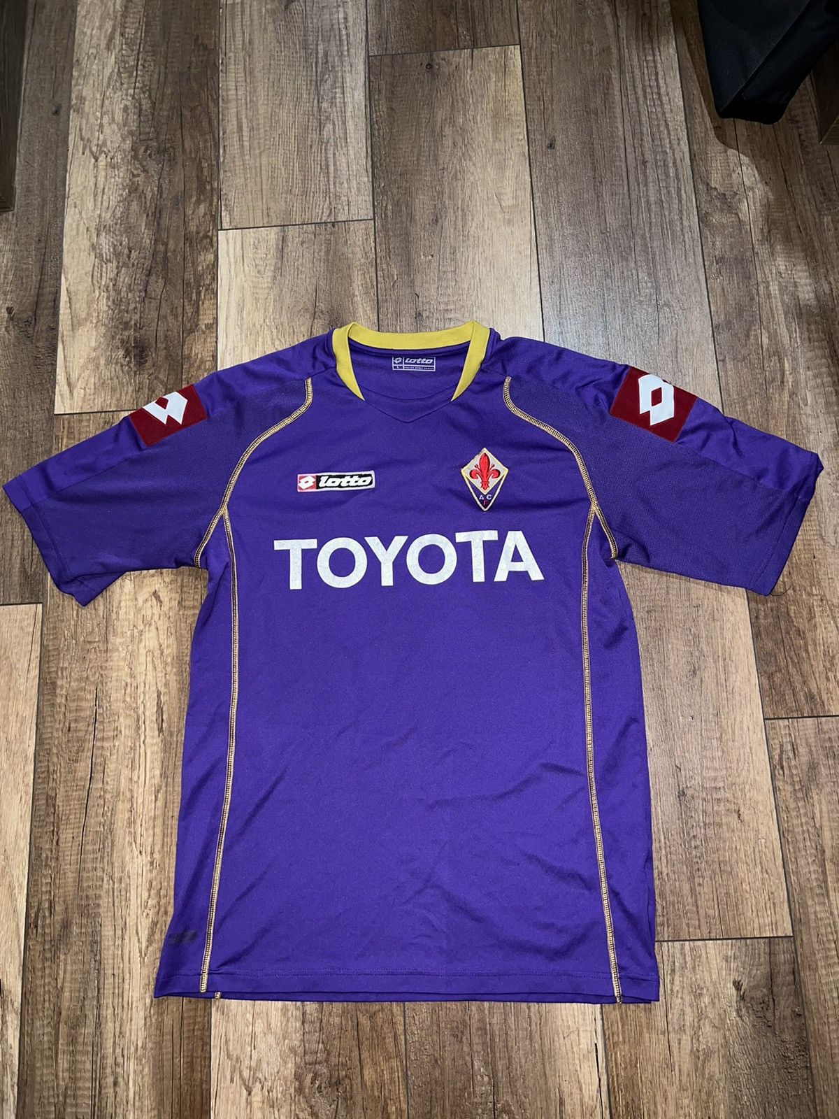 Lotto Sport Lotto AC Fiorentina 2008 - 2009 Short Sleeve Football Jersey Size US L / EU 52-54 / 3 - 1 Thumbnail