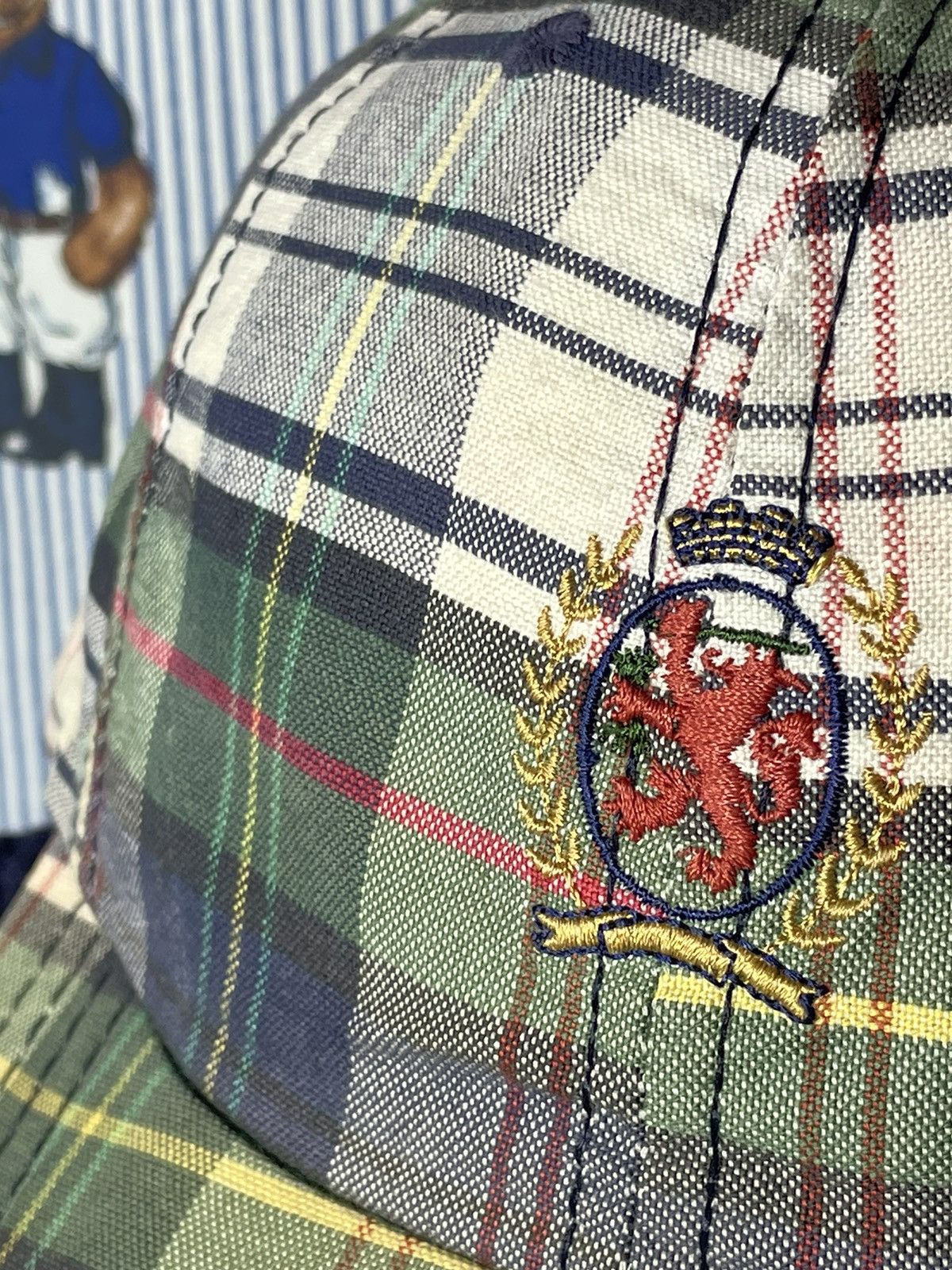 Tommy Hilfiger × Vintage Cap Tommy Hilfiger Lion Crest OG Vintage 90’s Size ONE SIZE - 5 Thumbnail