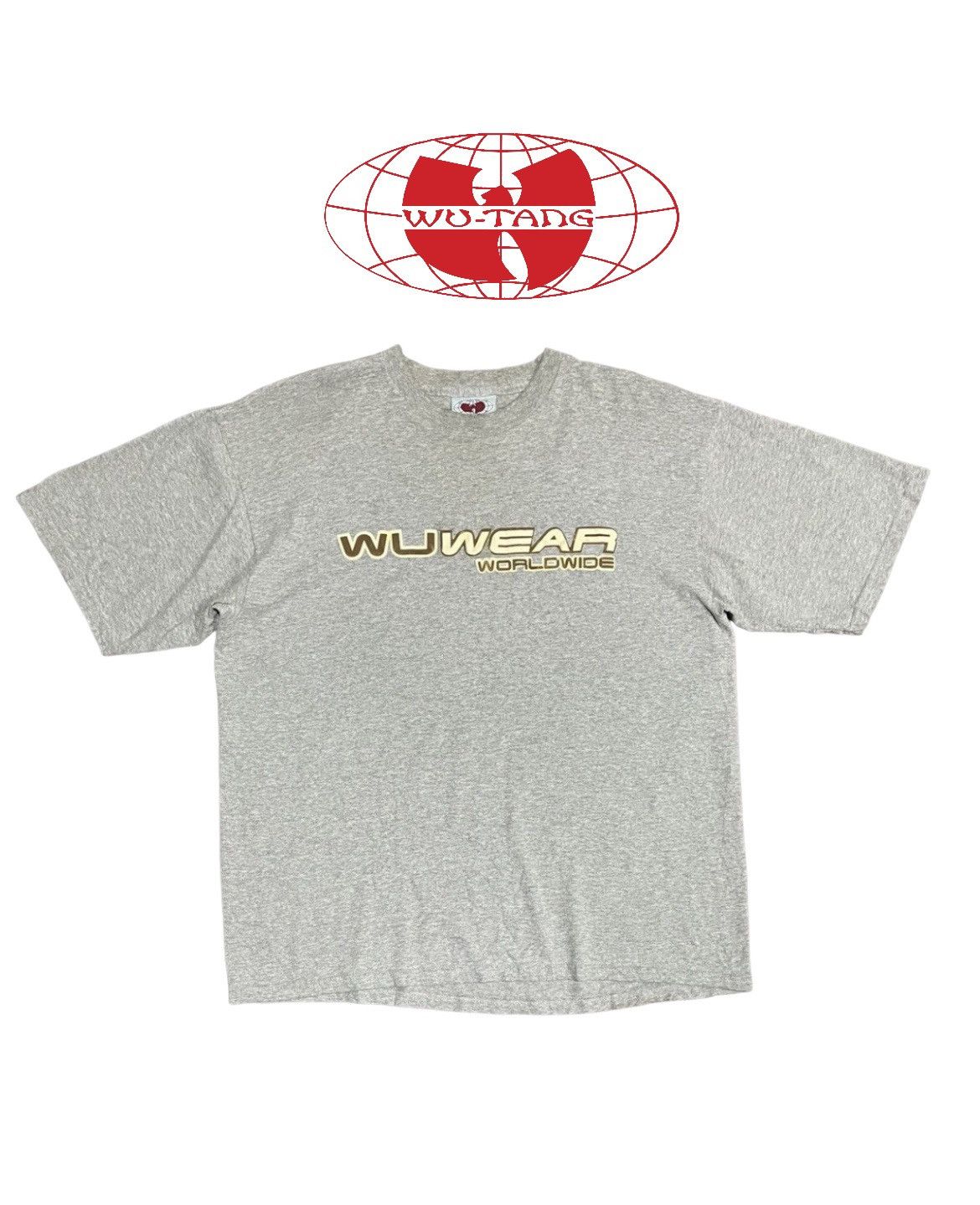 90s Wu Wear Worldwide Made In USA Size XL Rap Tee
