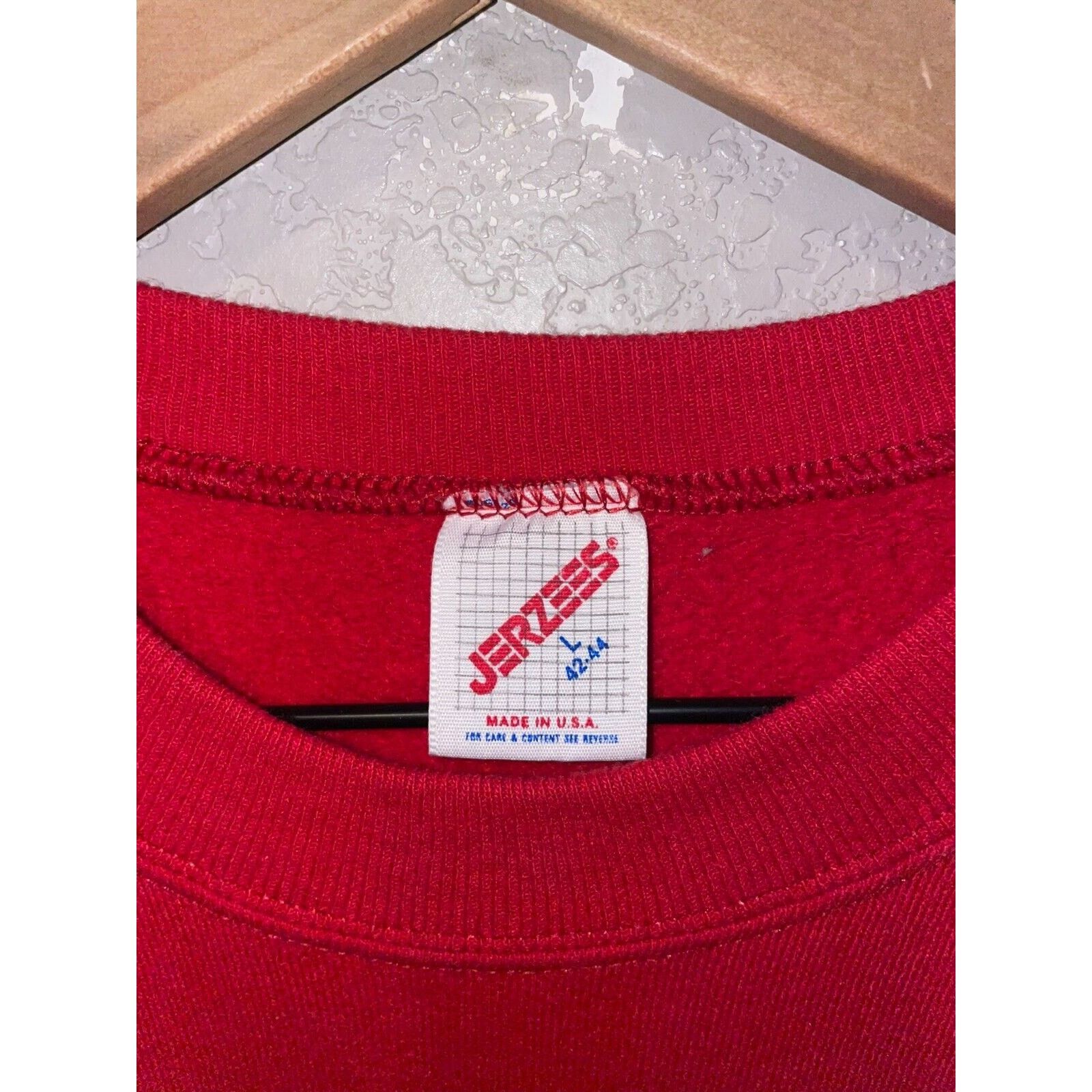 Jerzees Vintage Native American Sweatshirt Indian Turtle Red VTG 90s Size US L / EU 52-54 / 3 - 6 Thumbnail
