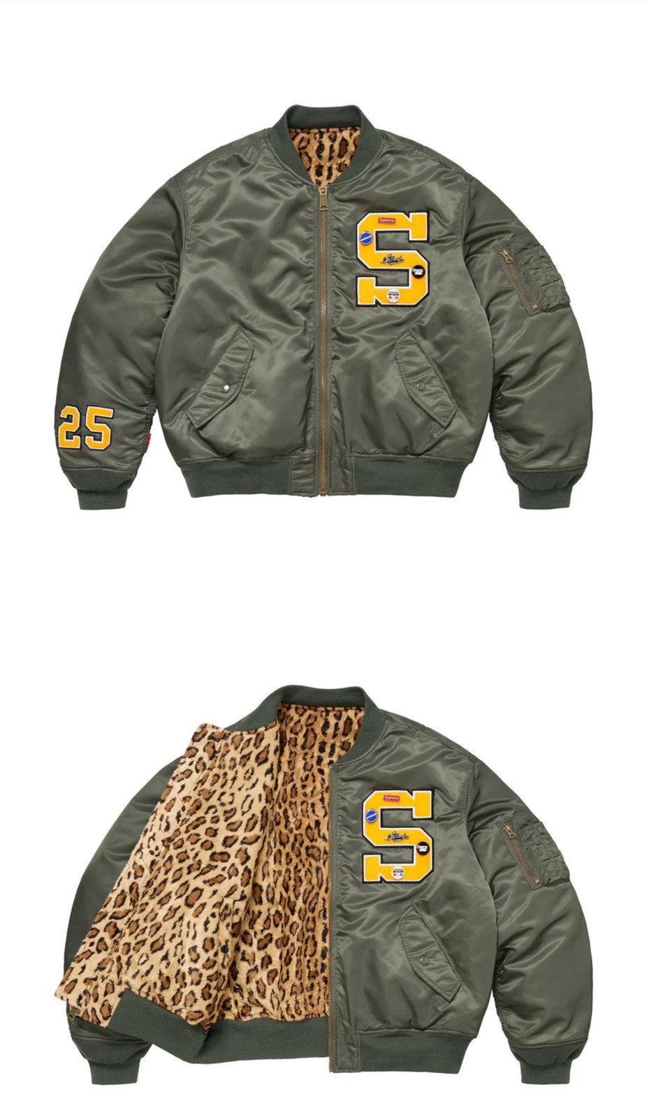 Supreme GOODENOUGH Reversible MA-1 (SS25) - $398