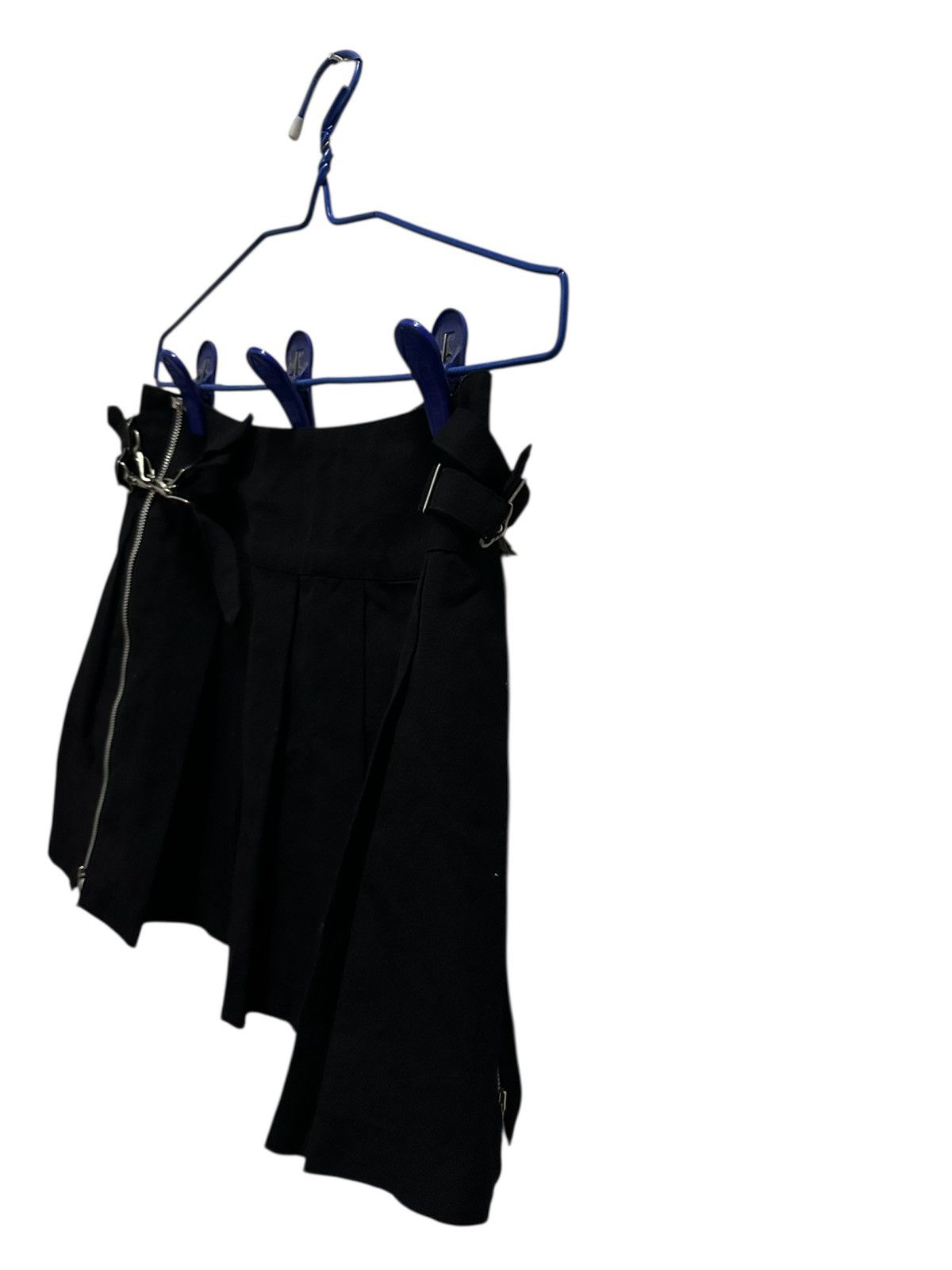 Seditionaries Vintage CHOOP Japanese Hypebeast Punk Goth Buckle Mini Skirt Size 28" / US 6 / IT 42 - 3 Thumbnail