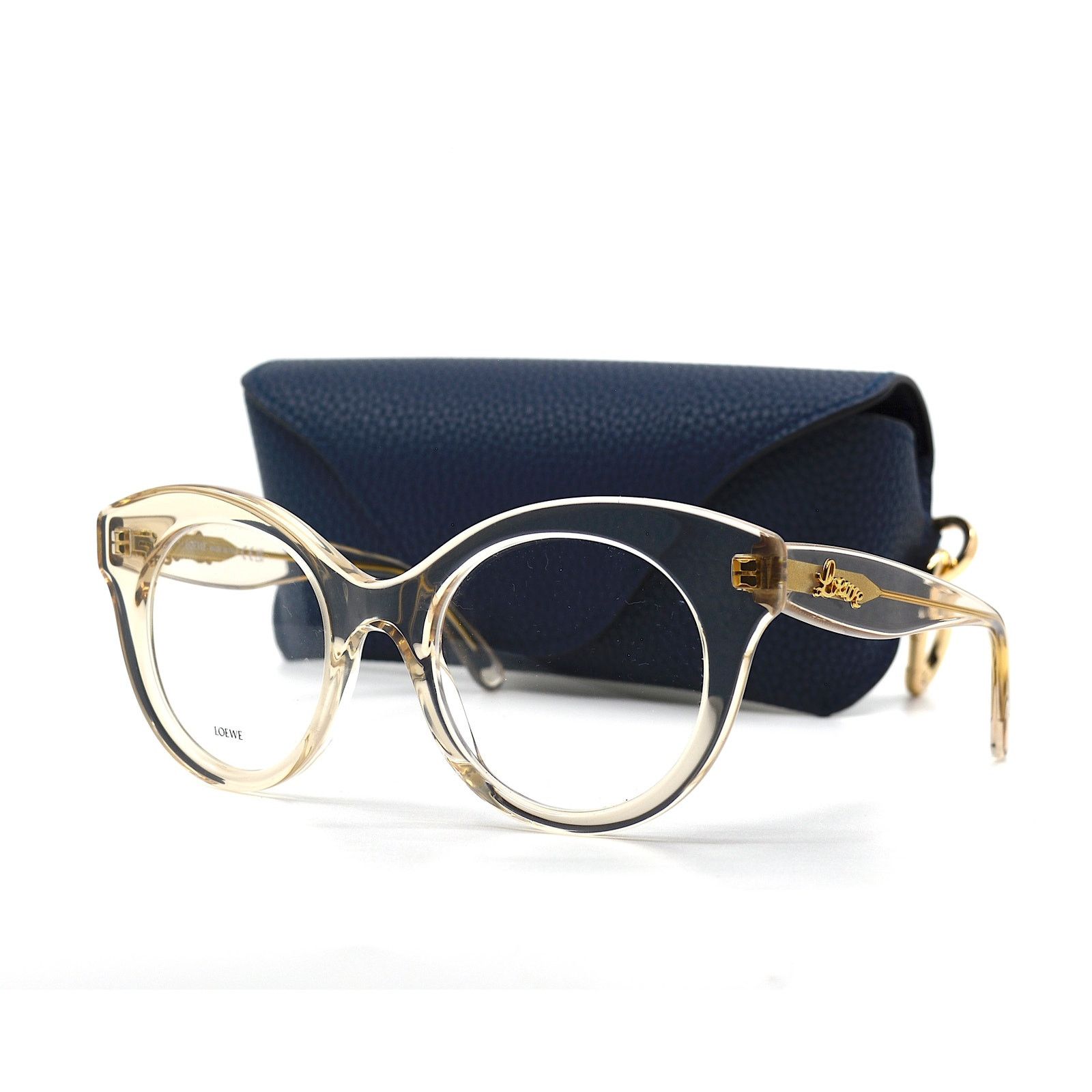 Loewe 100% Authentic LOEWE LW50074I 057 Light Brown Eyeglasses Size ONE SIZE - 12 Thumbnail