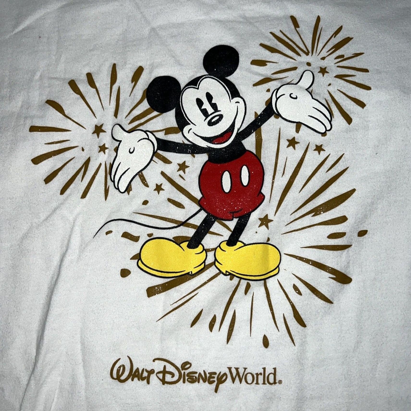 Disney VINTAGE Walt Disney World T-Shirt Womens 3X White Graphic Plus Size Women Shirt Adult 3X Disney World Size XXL / US 16-18 / IT 52-54 - 4 Thumbnail