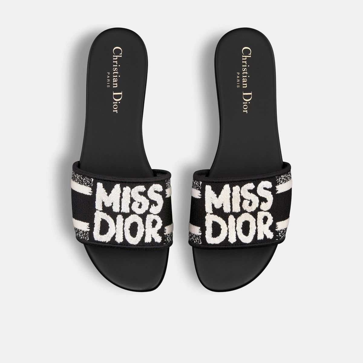 Dior o1bcso1str0226 Dway Slide in Black Size US 5 / IT 35 - 3 Thumbnail