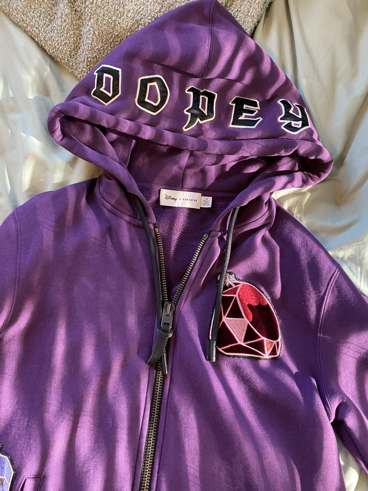Coach × Disney DisneyxCoach Dopey Zip Up Hoodie Jacket Size M / US 6-8 / IT 42-44 - 2 Thumbnail