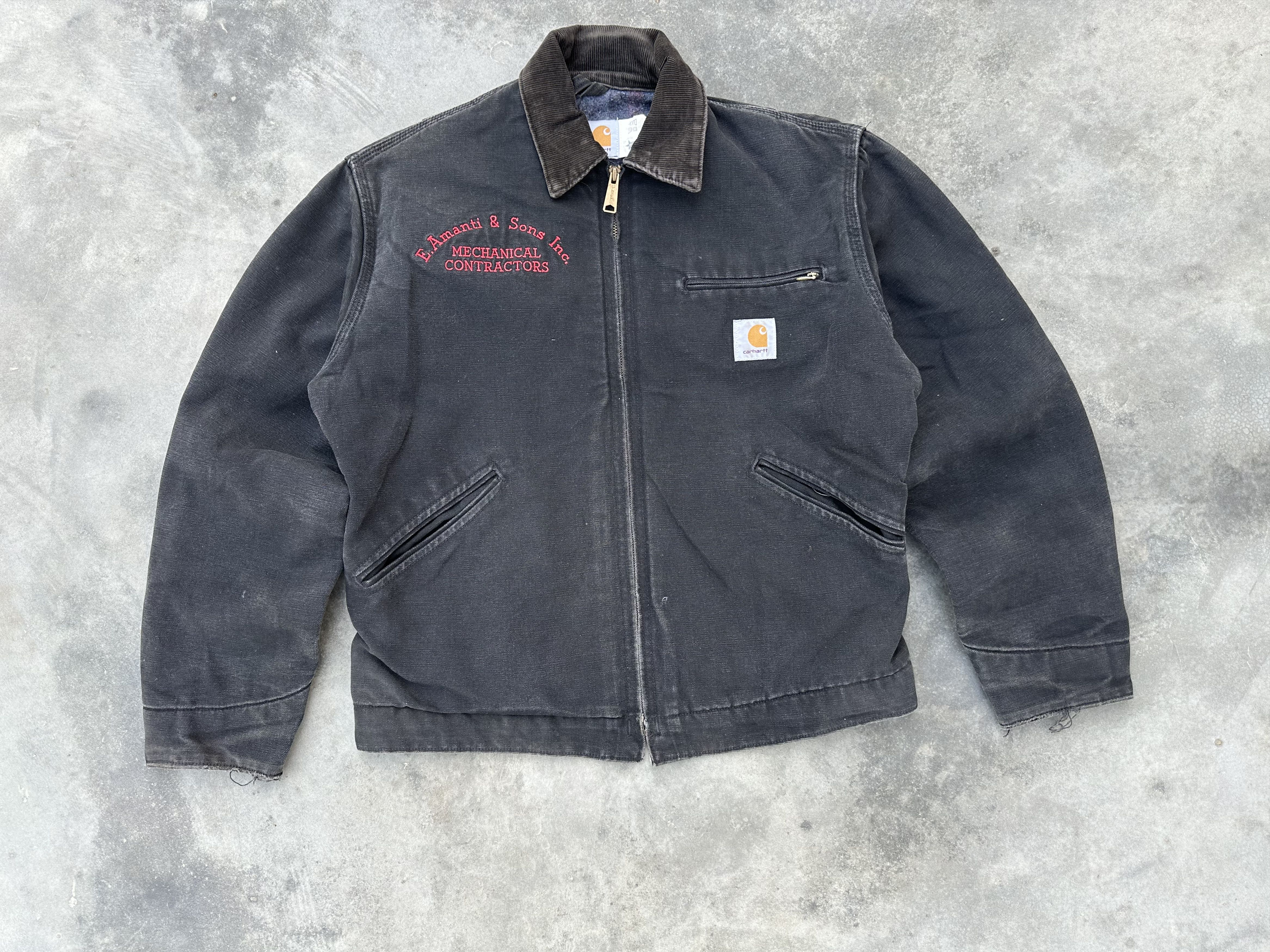 Carhartt Vintage Carhartt JB105 Black Detroit Jacket Size US M / EU 48-50 / 2 - 2 Thumbnail