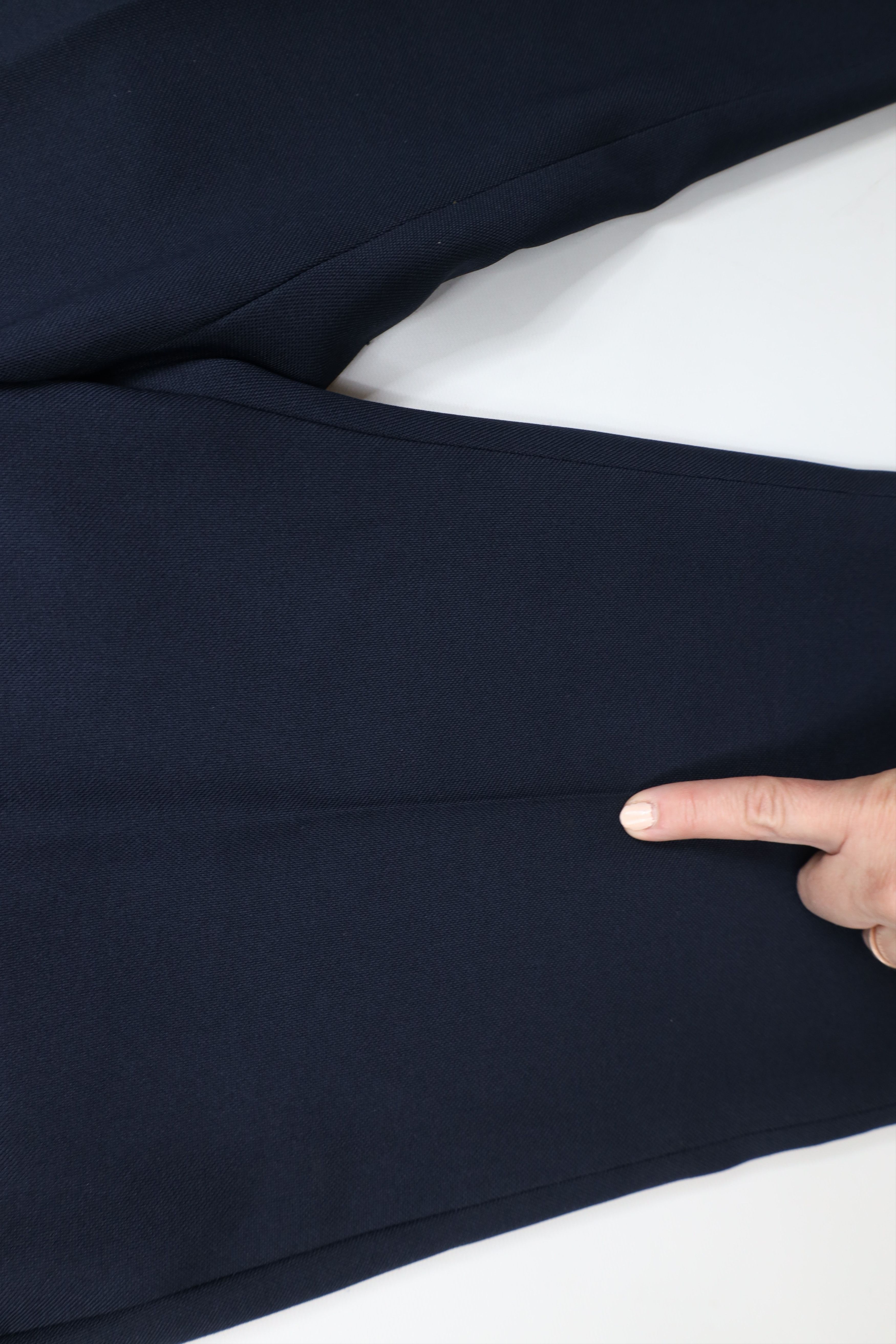 Levi's × Vintage Vintage 70s Levis Flared Wide Leg Chino Pants Navy Blue USA Size US 30 / EU 46 - 5 Thumbnail