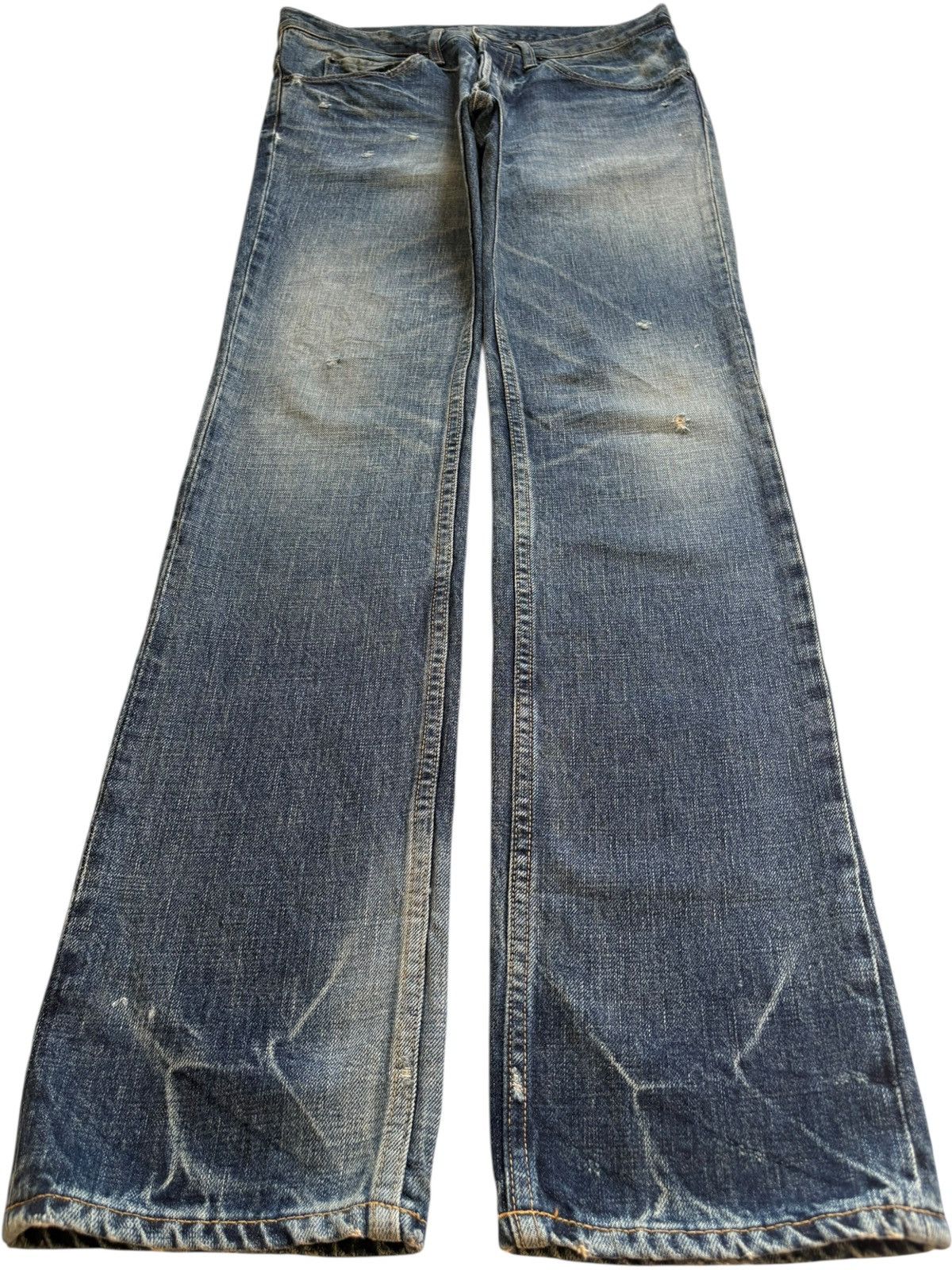 Japanese Brand Vintage Japanese Brand Thunder Wash Distressed Jeans Size US 30 / EU 46 - 1 Thumbnail