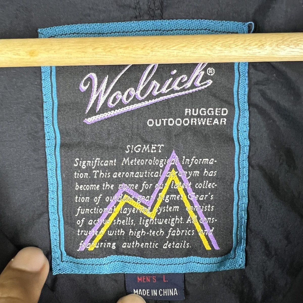Woolrich Woolen Mills 🔥 Woolrich Rugged Outdoor Hooded Light Jacket Size US L / EU 52-54 / 3 - 9 Thumbnail