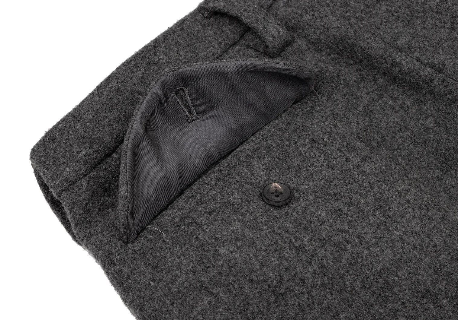 Kolor Cutting Hem Melton Pants in Gray Size US 32 / EU 48 - 12 Thumbnail