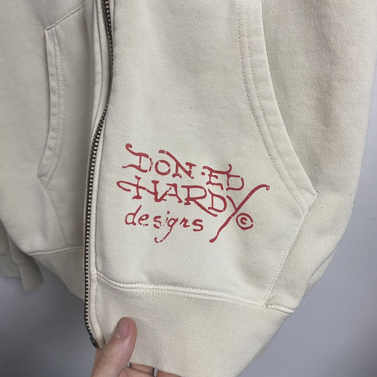 Ed Hardy Vintage Ed Hardy Hoodie Christian Audigier Size US L / EU 52-54 / 3 - 4 Thumbnail