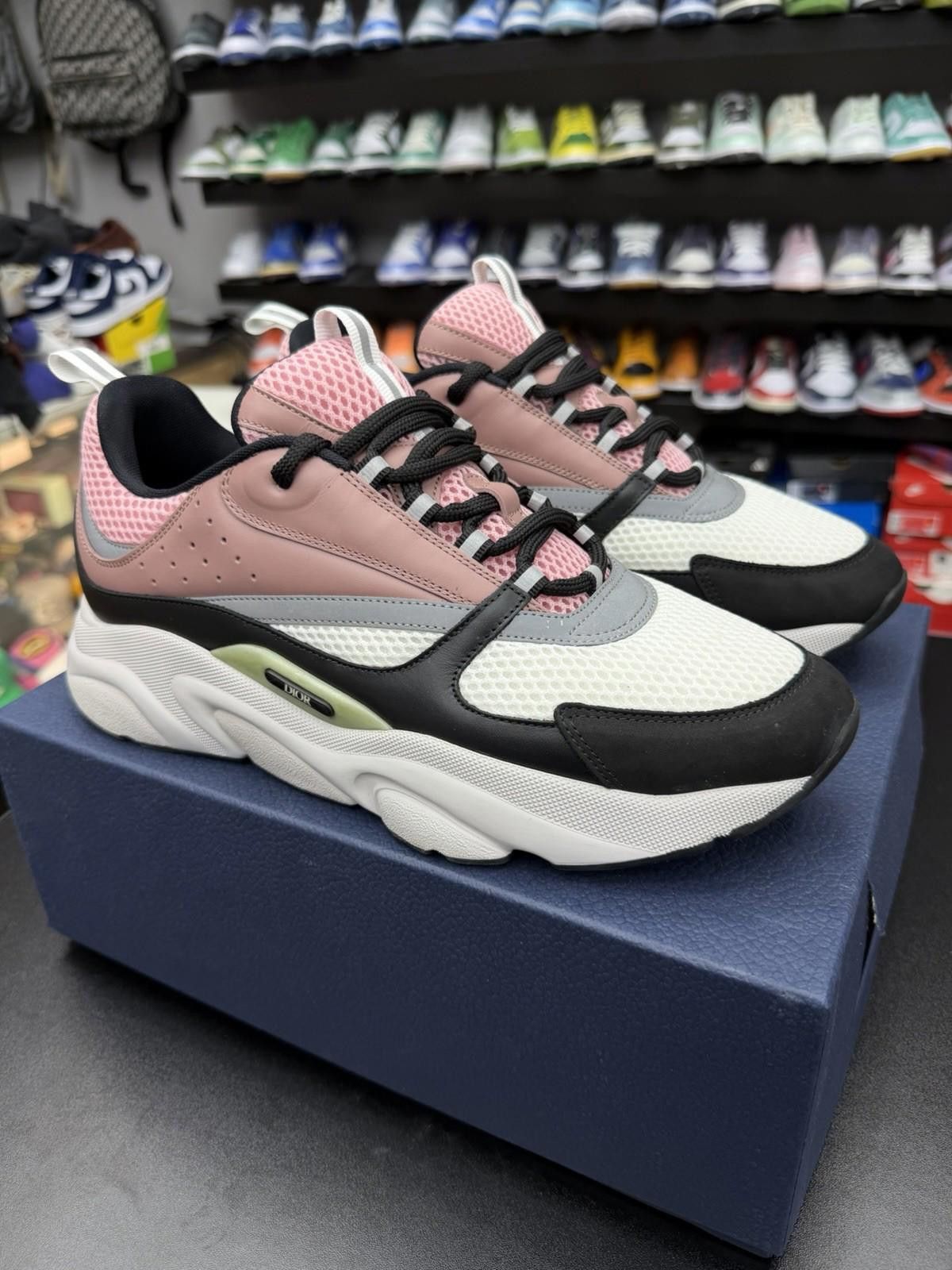 Dior Dior B22 Pink Black Size 45EU (MENS US12) $1300 Discontinued Size US 12 / EU 45 - 2 Thumbnail