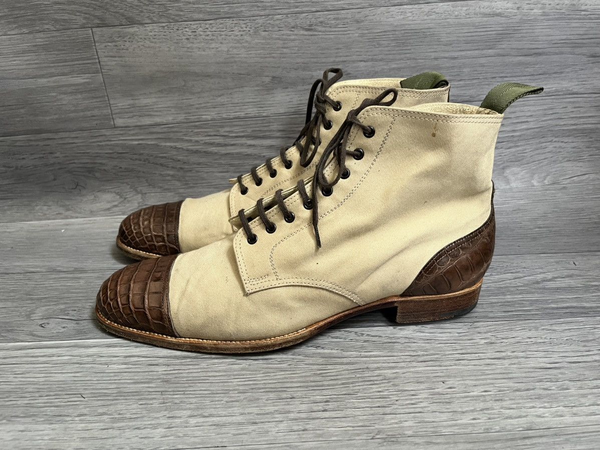 Saint Crispins Saint crispin Spectator boots croc leather boots sz 9.5 Size US 10.5 / EU 43-44 - 5 Thumbnail