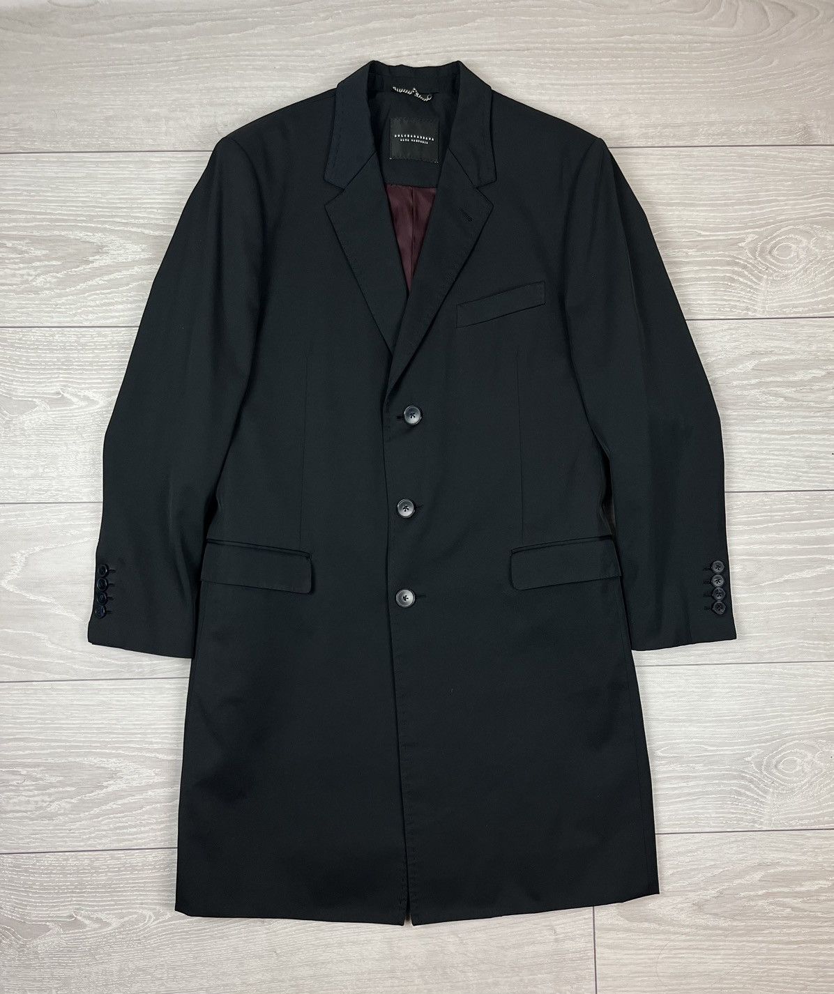 Dolce & Gabbana Dolce Gabbana Alta Sartoria Mens Classic Three Buttons Coat Size US L / EU 52-54 / 3 - 1 Thumbnail