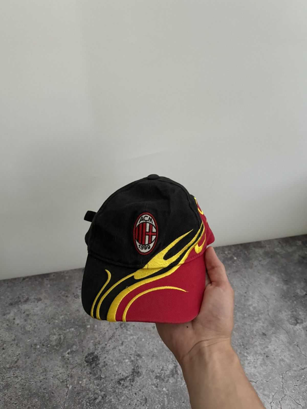 Vintage Vintage football Milan FC cap hats Size ONE SIZE - 2 Thumbnail