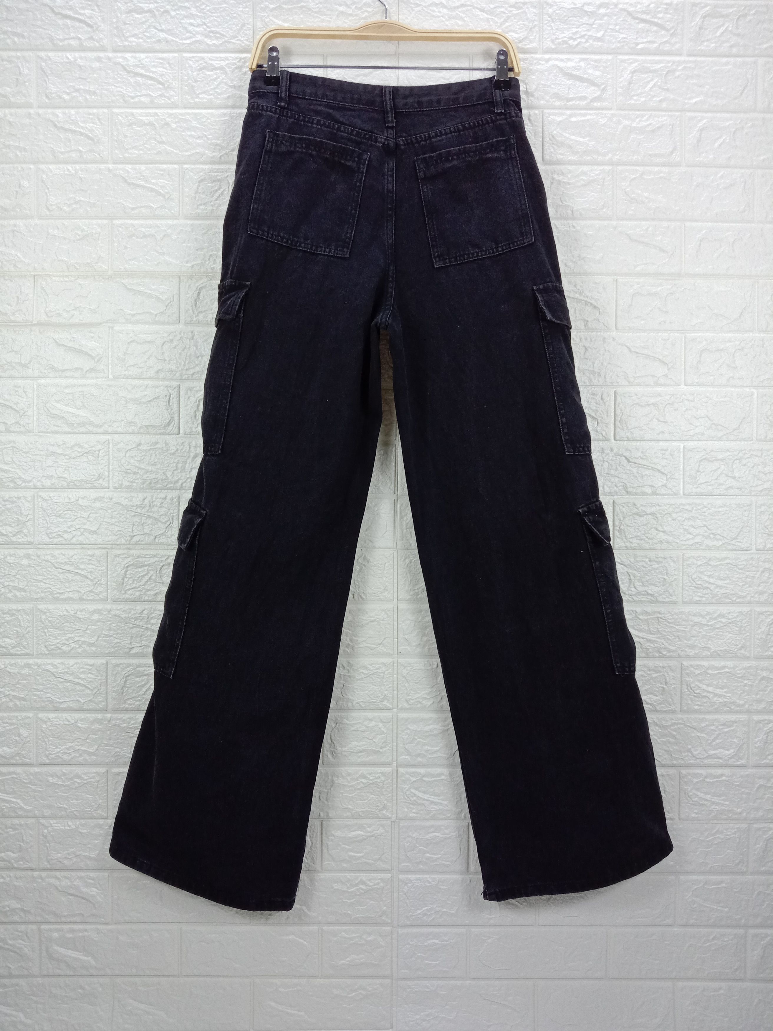 Japanese Brand Vintage Japanese Baggy Cargo Multi Pocket Seditionaries Pant Size US 29 - 5 Thumbnail